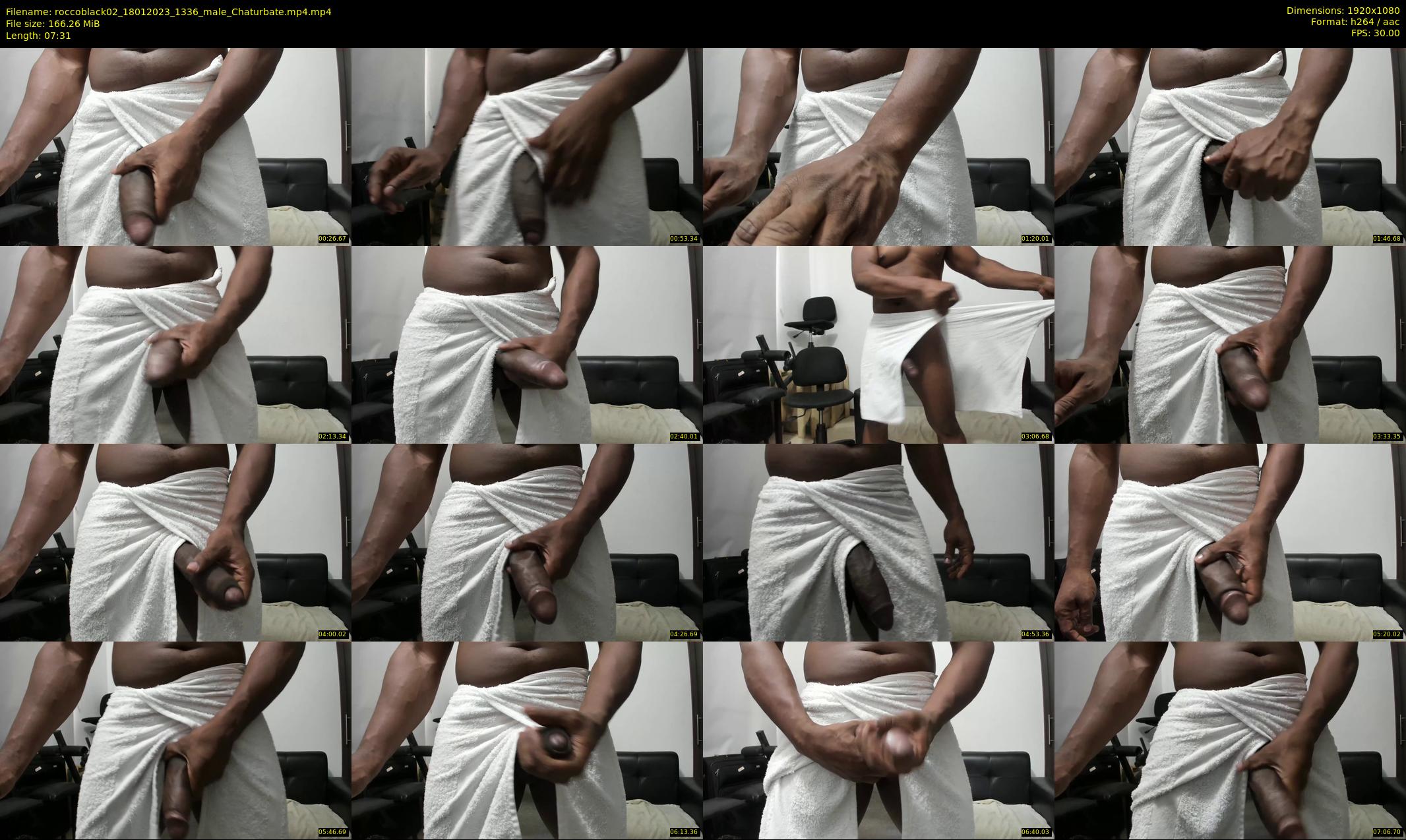 roccoblack02 — 8 minute Chaturbate male cam show recording, 1080p, Jan 18, 2023