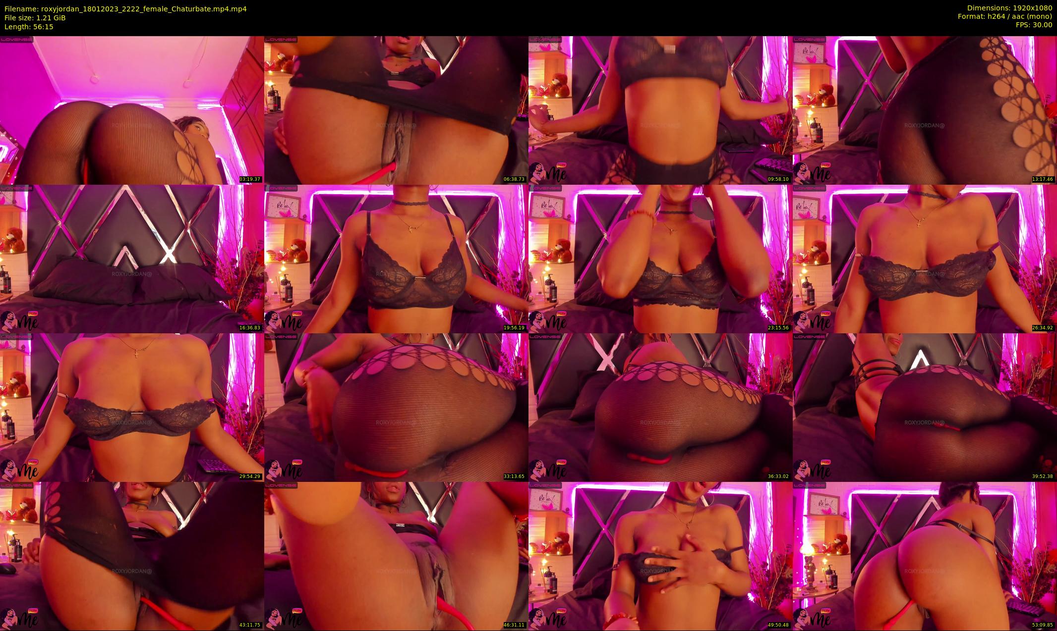 roxyjordan — 57 minute Chaturbate female cam show recording, 1080p, Jan 18, 2023