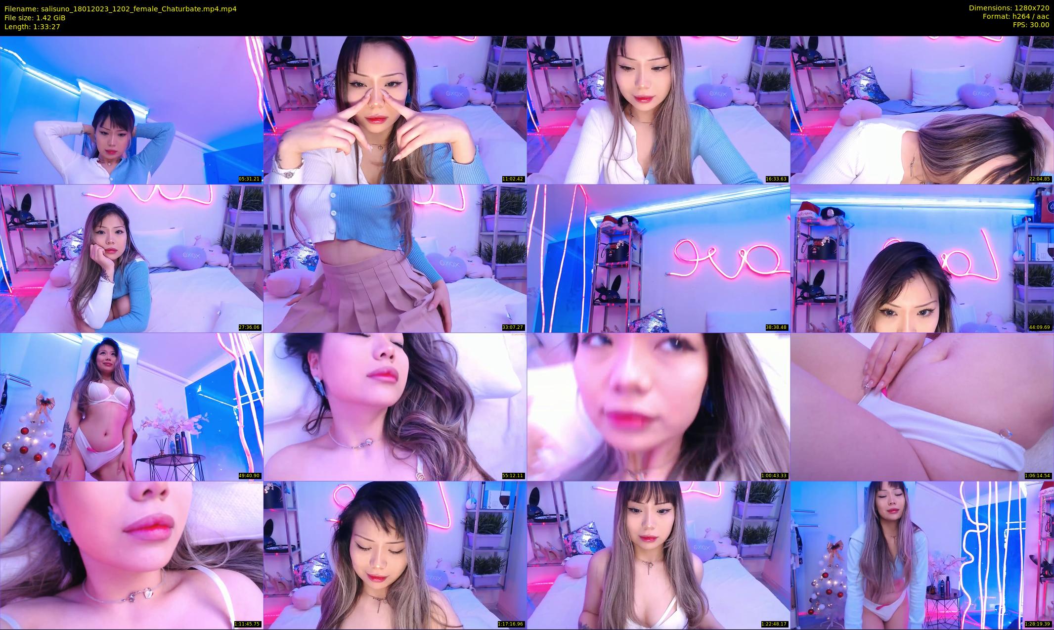 salisuno — 94 minute Chaturbate female cam show recording, 720p, Jan 18, 2023