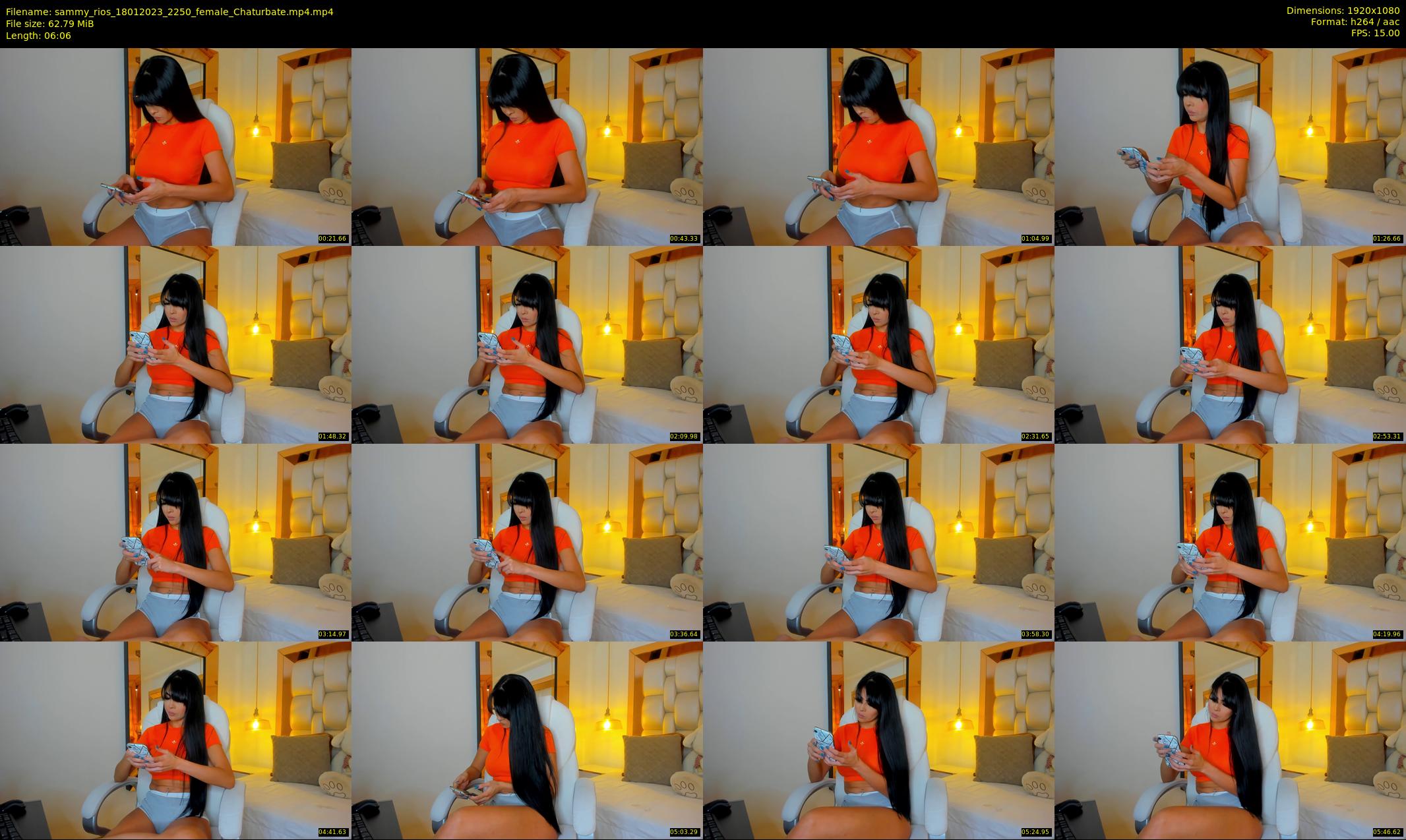 sammy_rios — 7 minute Chaturbate female cam show recording, 1080p, Jan 18, 2023
