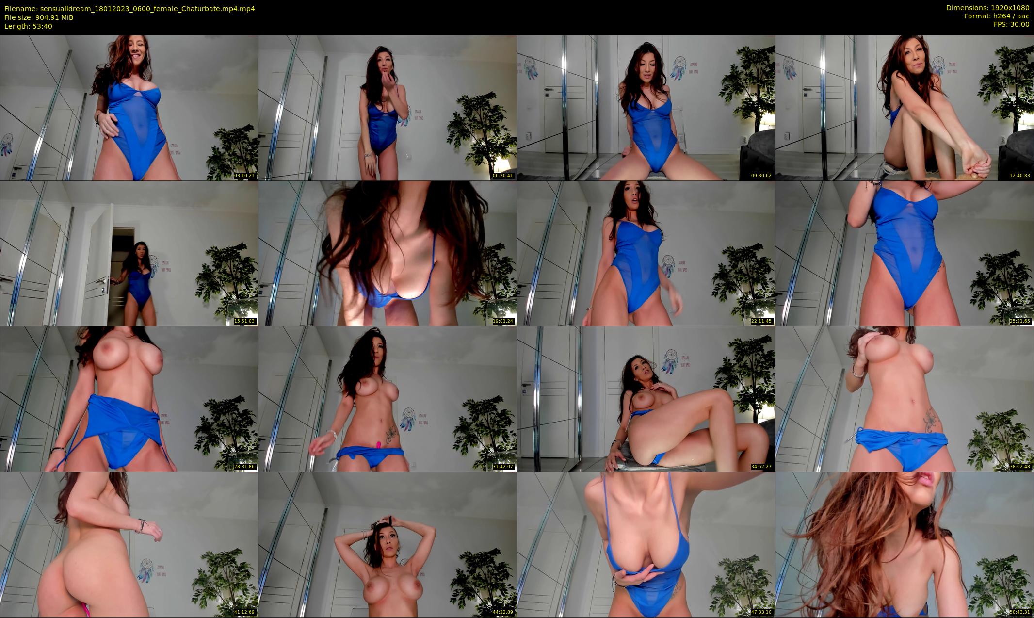 sensualldream — 54 minute Chaturbate female cam show recording, 1080p, Jan 18, 2023