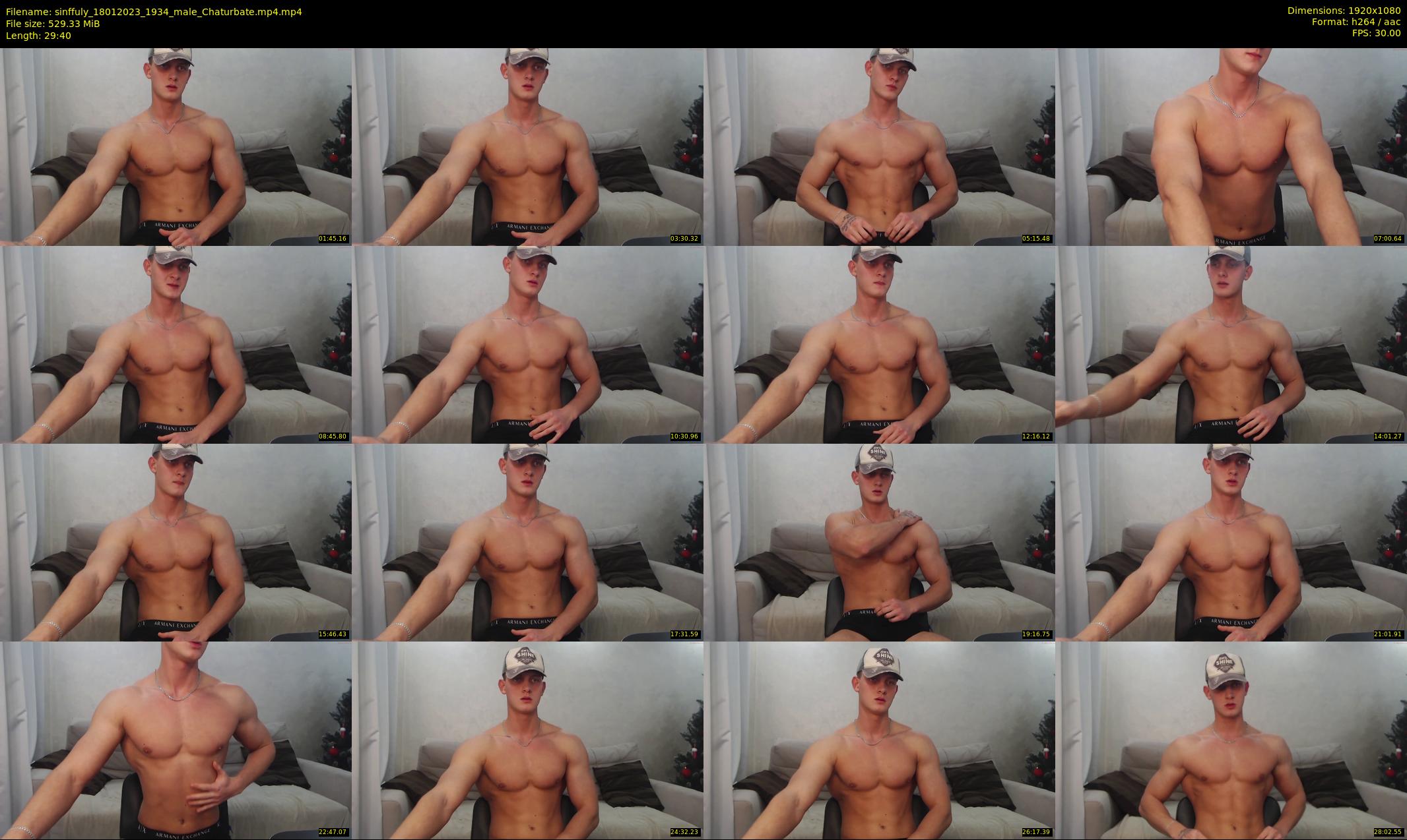 sinffuly — 30 minute Chaturbate male cam show recording, 1080p, Jan 18, 2023