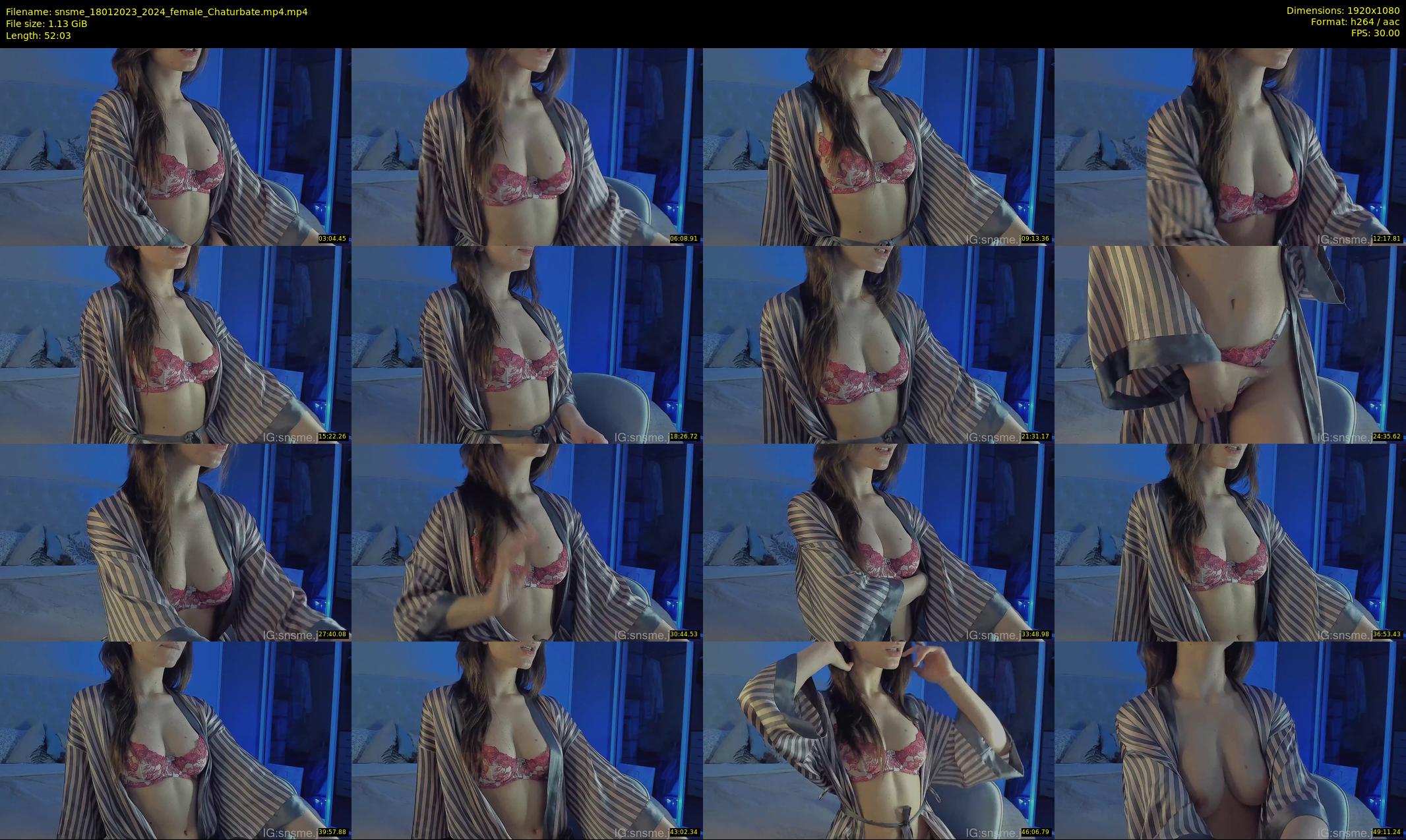 snsme — 53 minute Chaturbate female cam show recording, 1080p, Jan 18, 2023