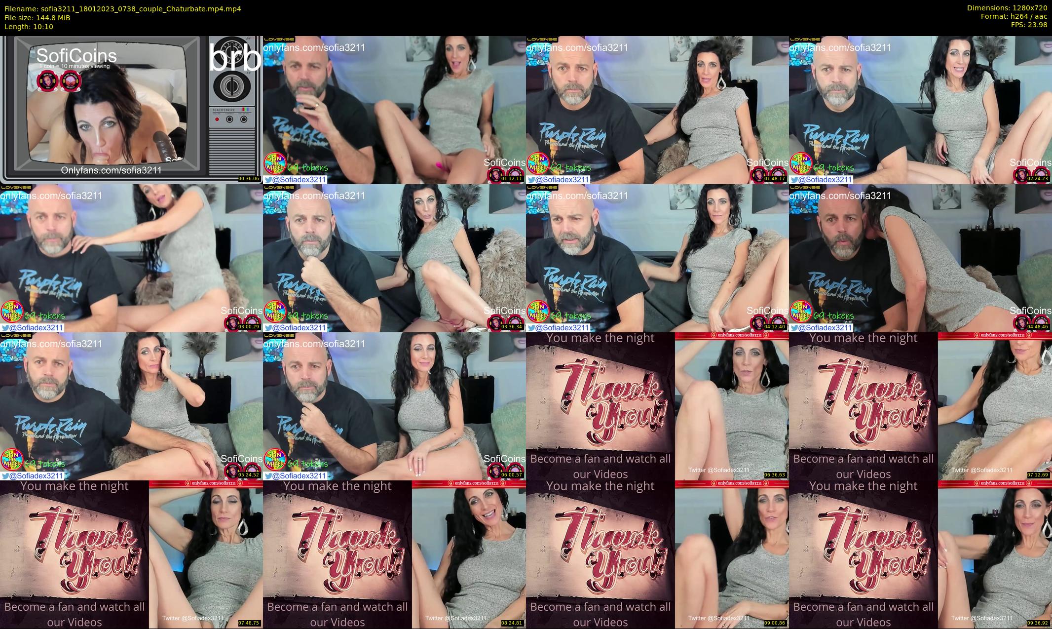 sofia3211 — 11 minute Chaturbate couple cam show recording, 720p, Jan 18, 2023