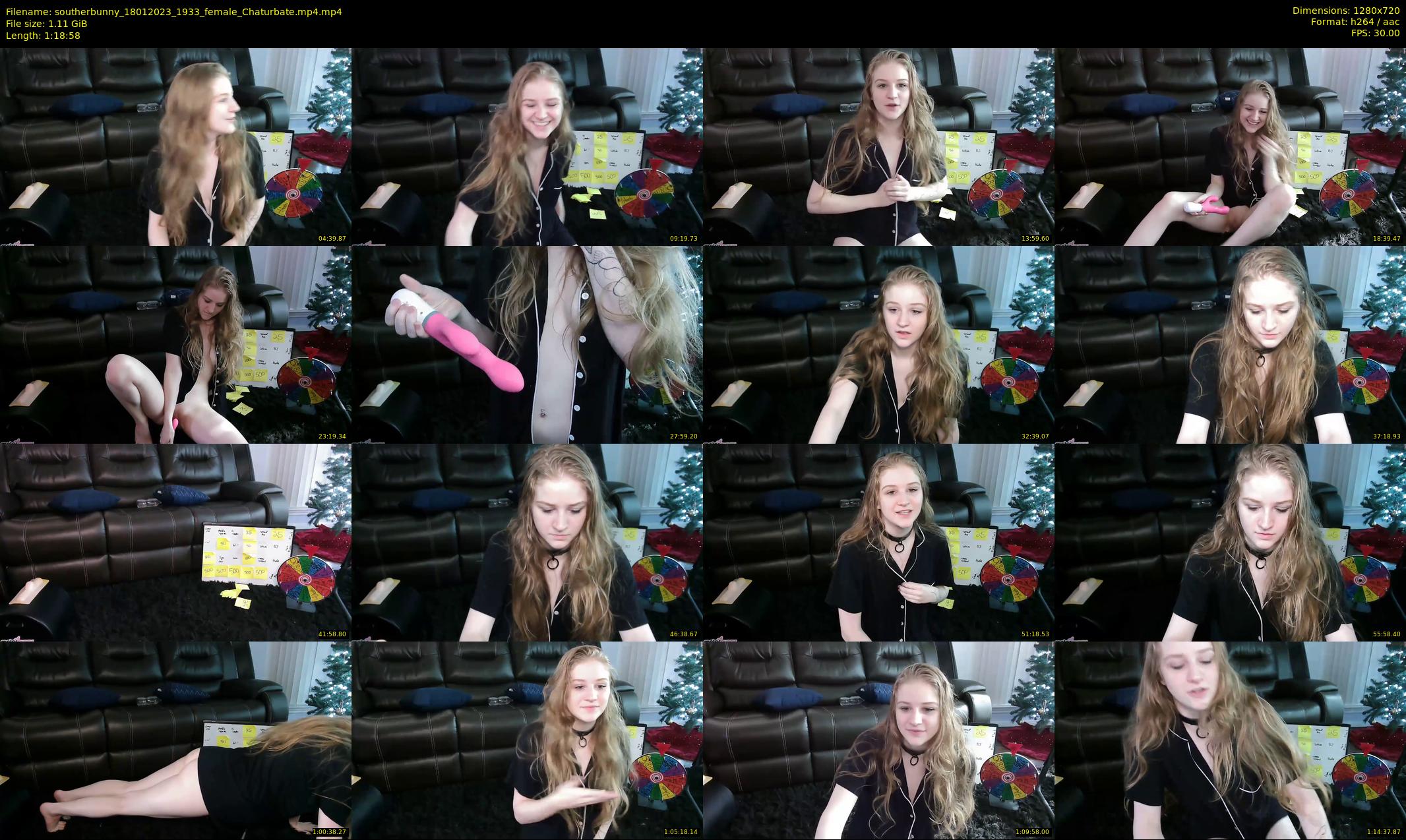 southerbunny — 79 minute Chaturbate female cam show recording, 720p, Jan 18, 2023
