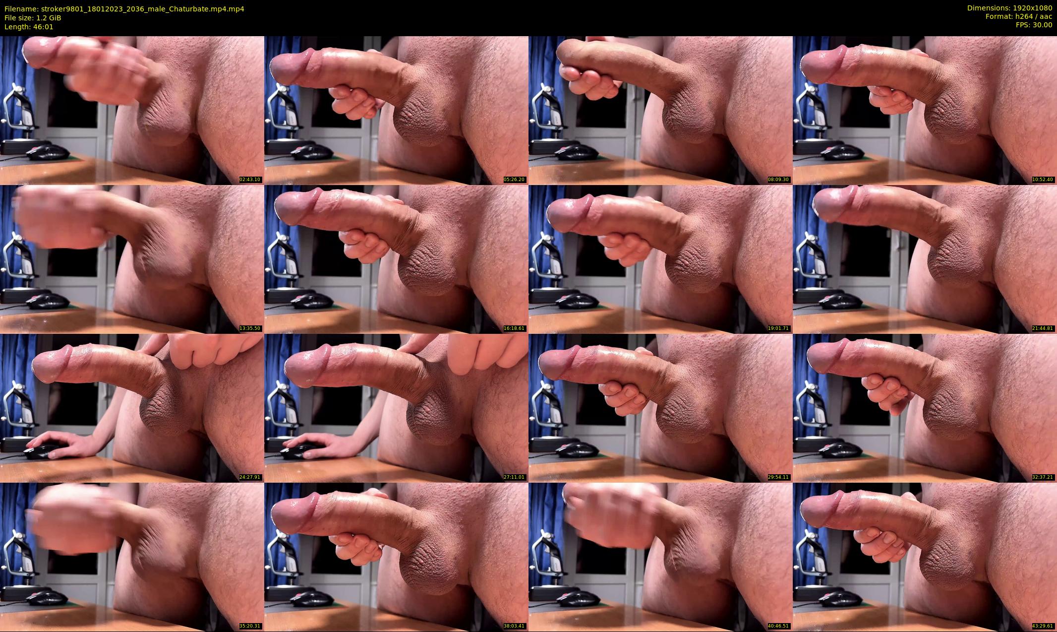 stroker9801 — 47 minute Chaturbate male cam show recording, 1080p, Jan 18, 2023
