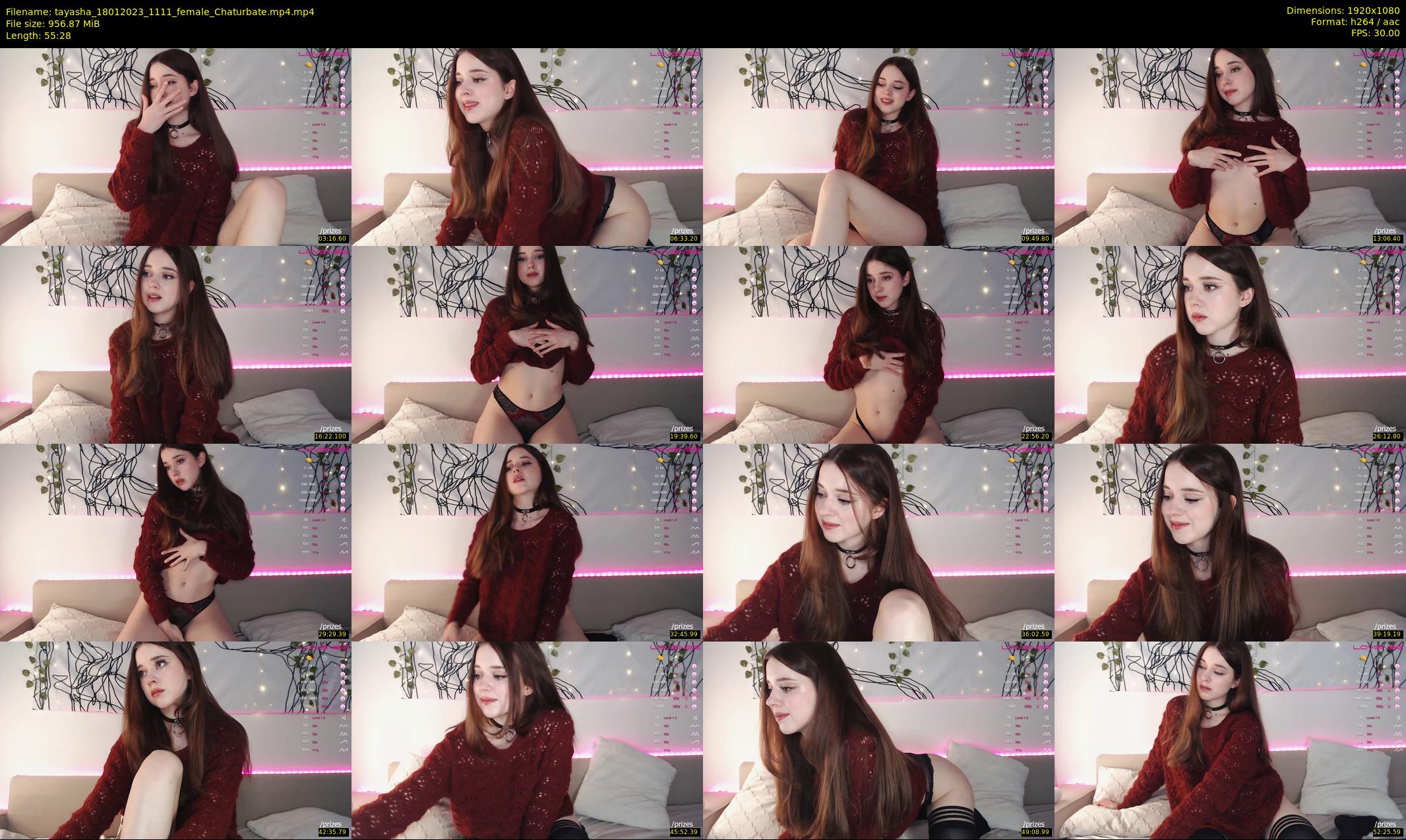 tayasha — 56 minute Chaturbate female cam show recording, 1080p, Jan 18, 2023