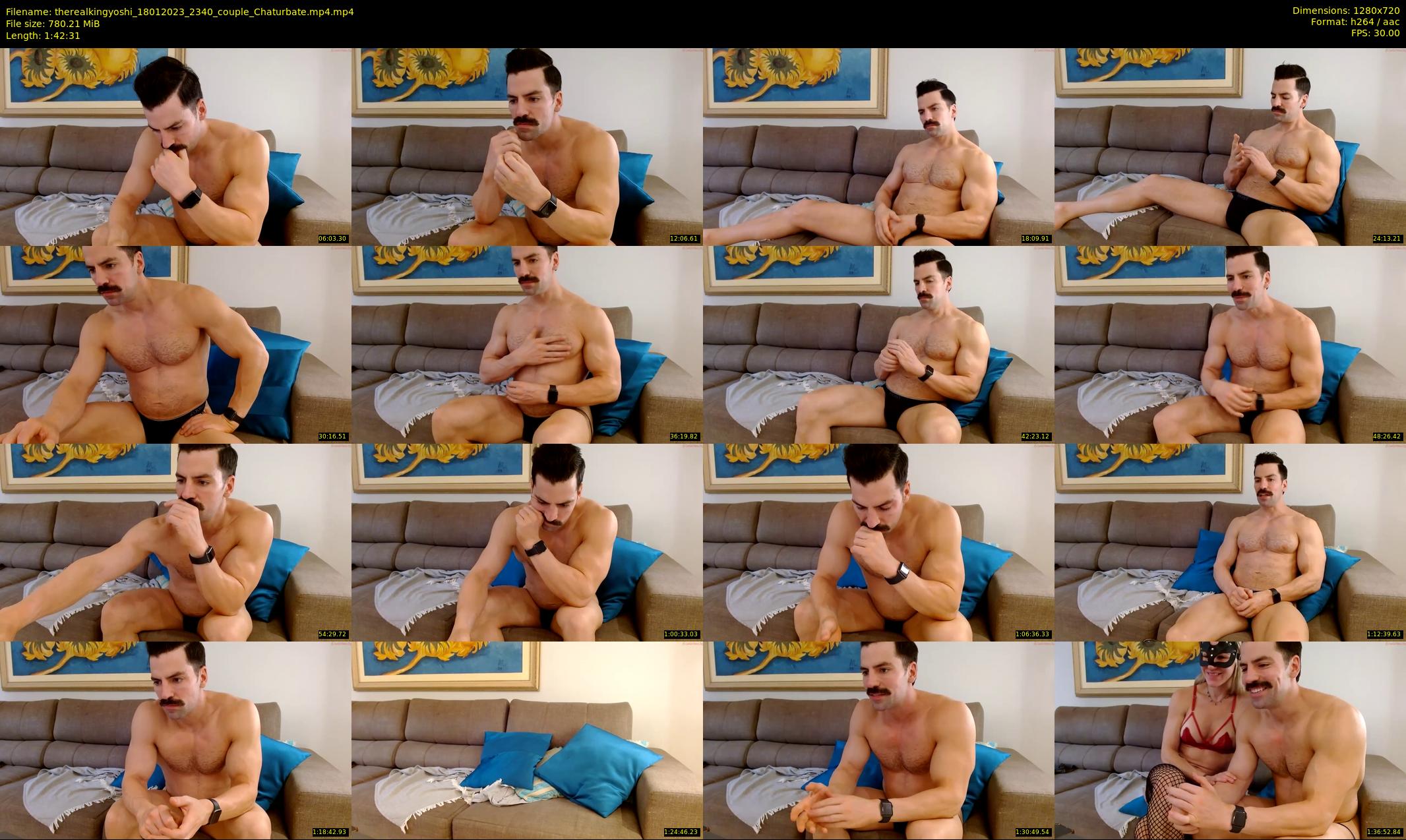 therealkingyoshi — 103 minute Chaturbate male cam show recording, 720p, Jan 18, 2023