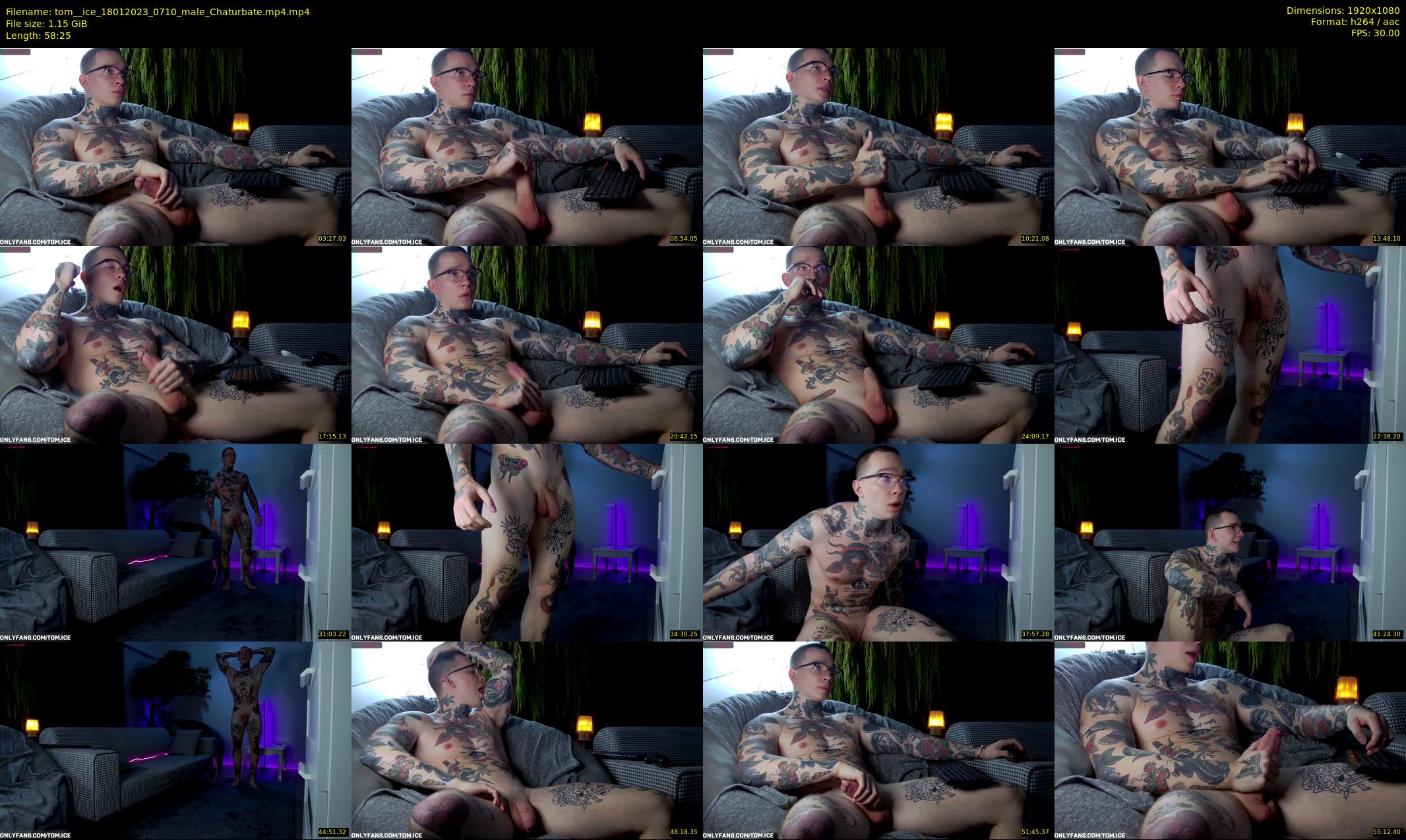 tom__ice — 59 minute Chaturbate male cam show recording, 1080p, Jan 18, 2023