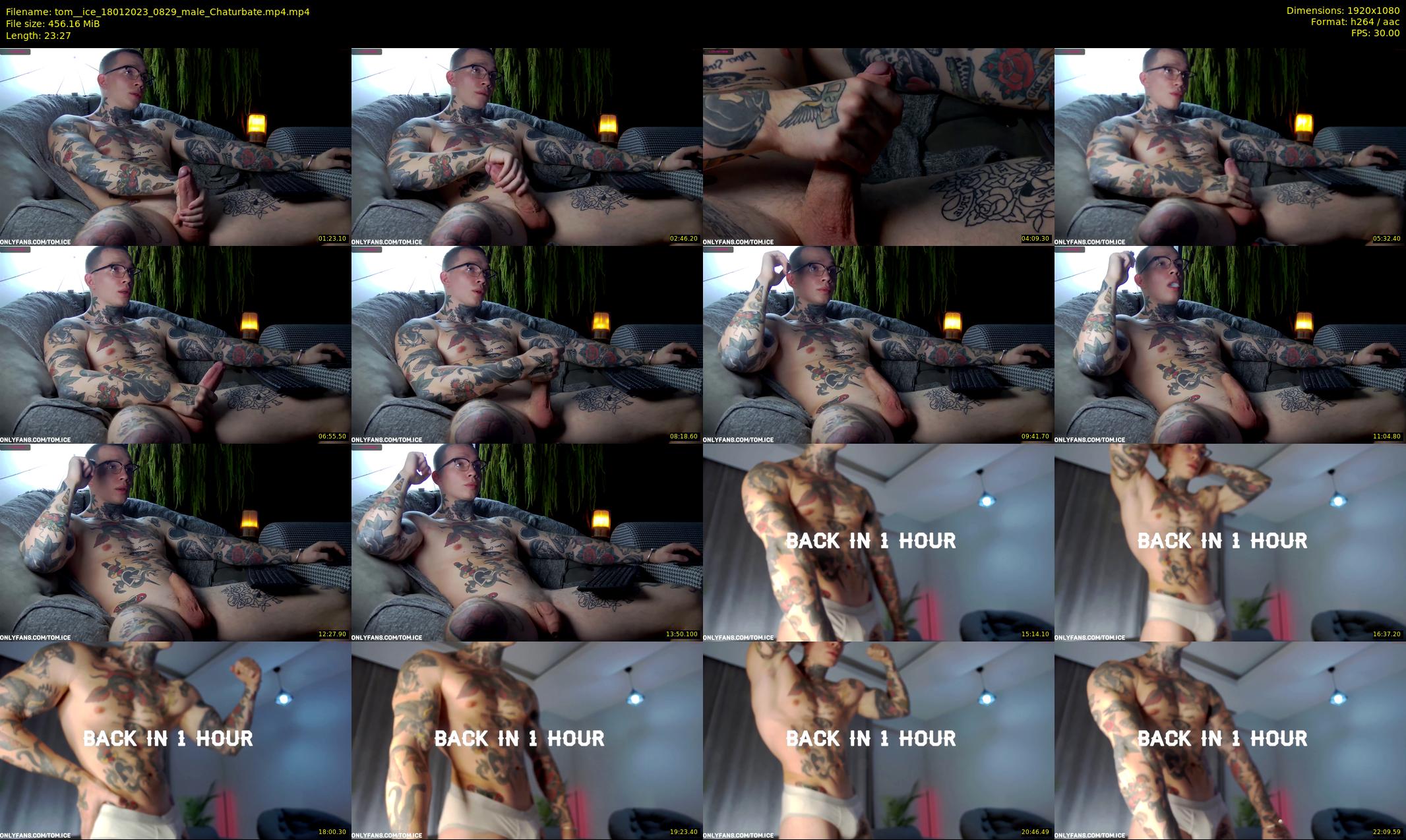 tom__ice — 24 minute Chaturbate male cam show recording, 1080p, Jan 18, 2023