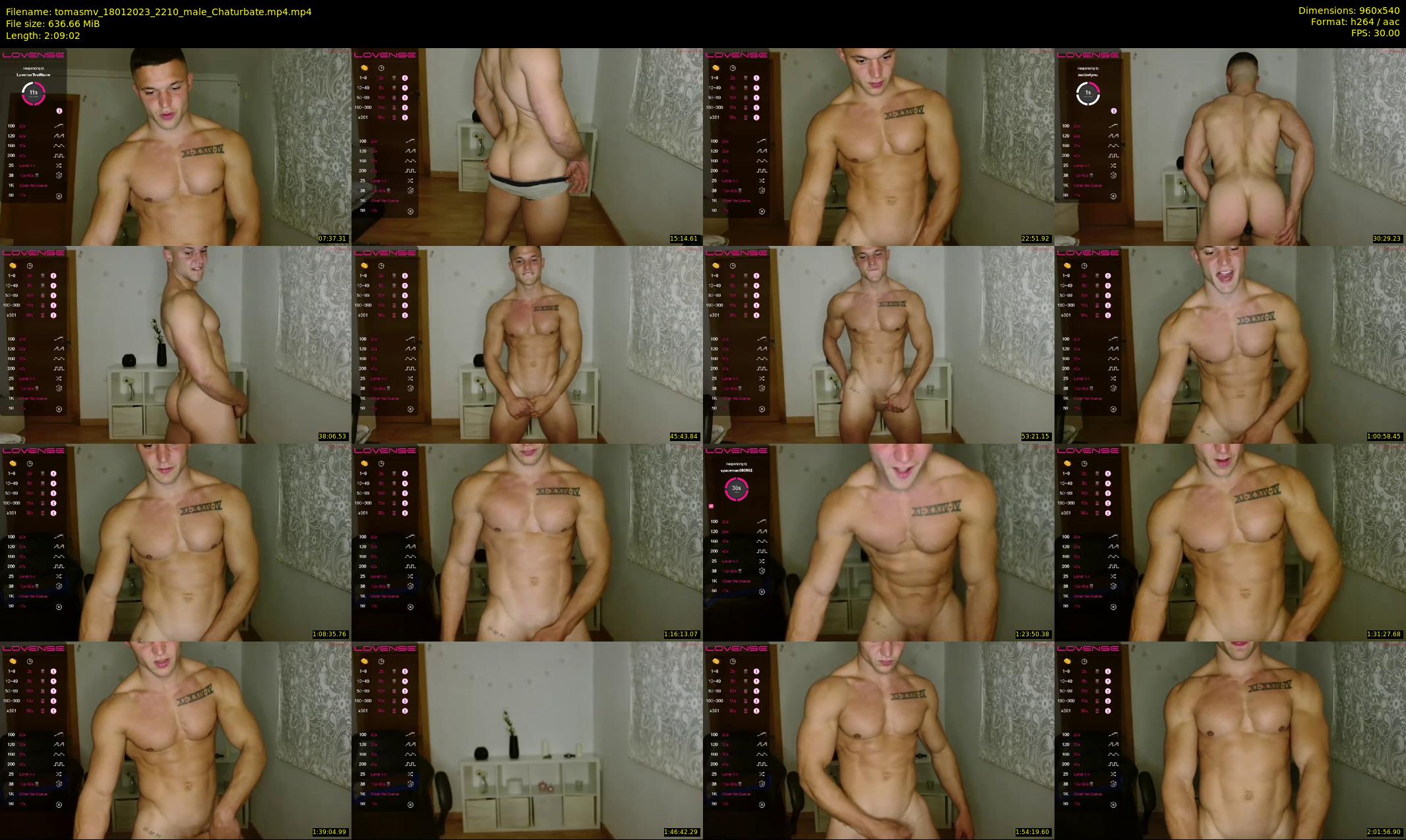 tomasmv — 130 minute Chaturbate male cam show recording, 480p, Jan 18, 2023