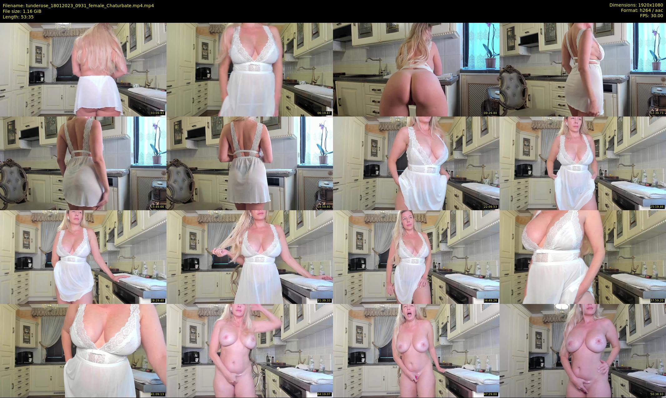 tunderose — 54 minute Chaturbate female cam show recording, 1080p, Jan 18, 2023