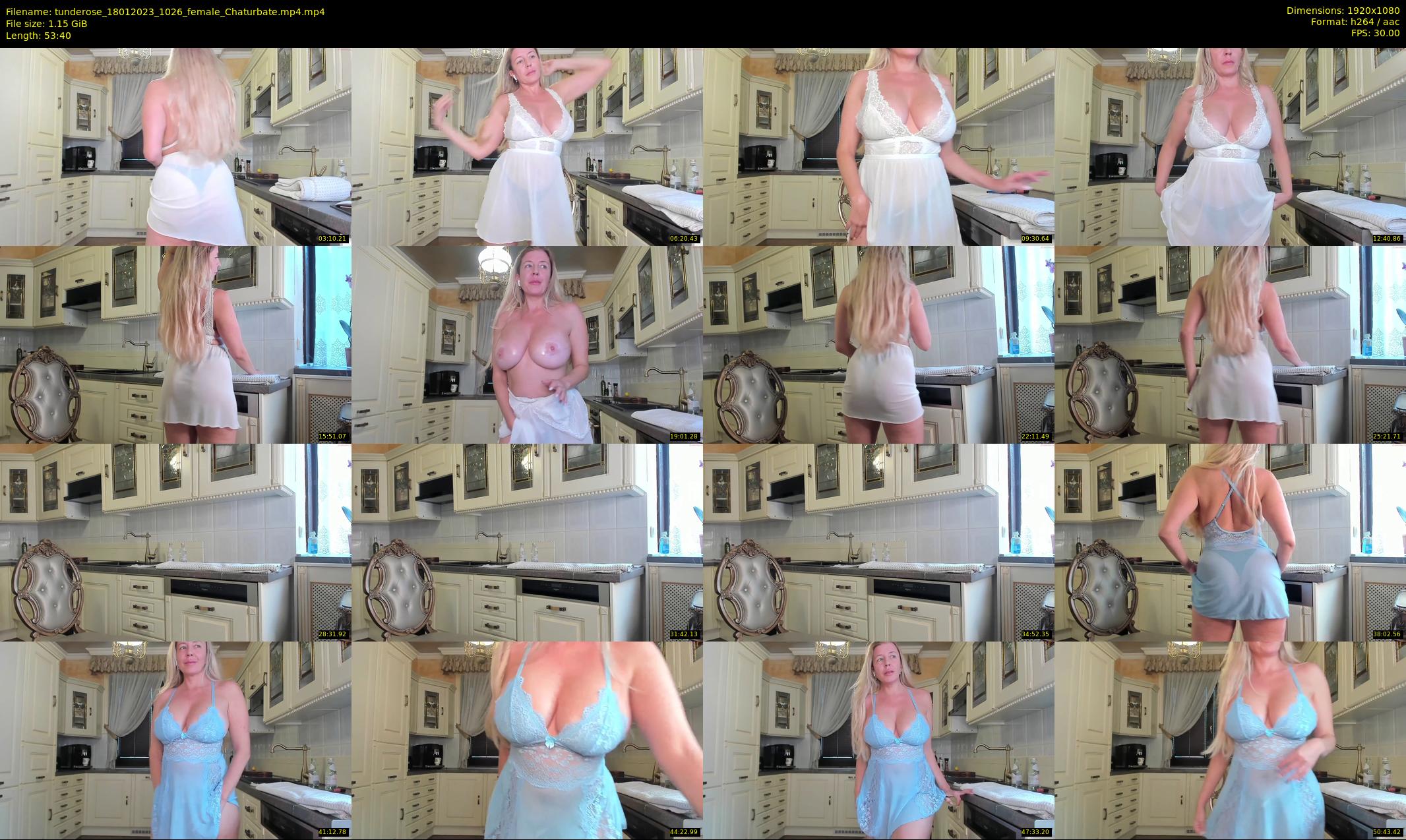 tunderose — 54 minute Chaturbate female cam show recording, 1080p, Jan 18, 2023