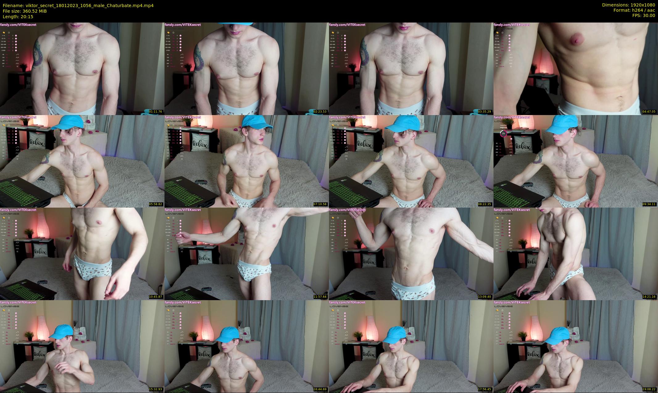 viktor_secret — 21 minute Chaturbate male cam show recording, 1080p, Jan 18, 2023