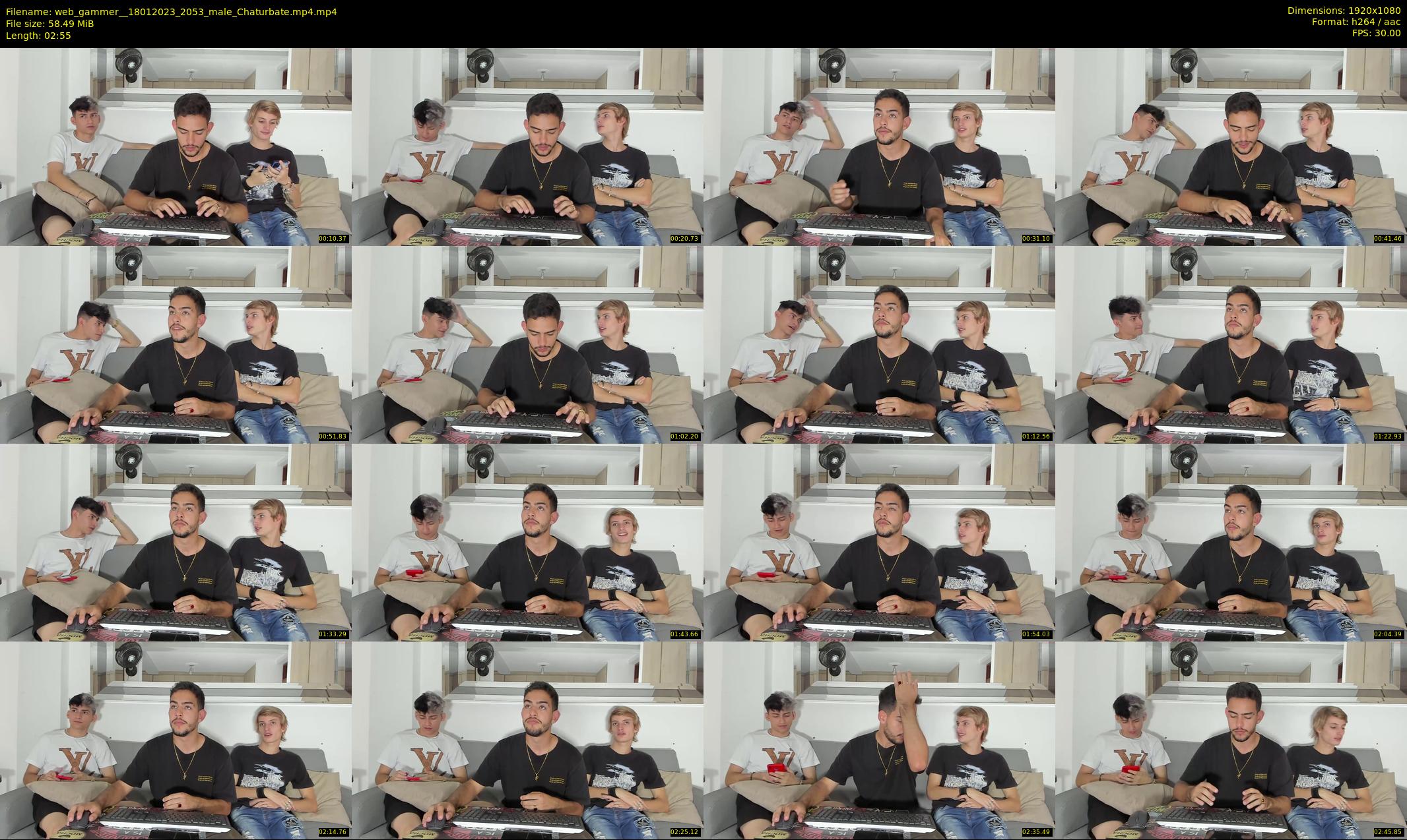 web_gammer_ — 3 minute Chaturbate male cam show recording, 1080p, Jan 18, 2023