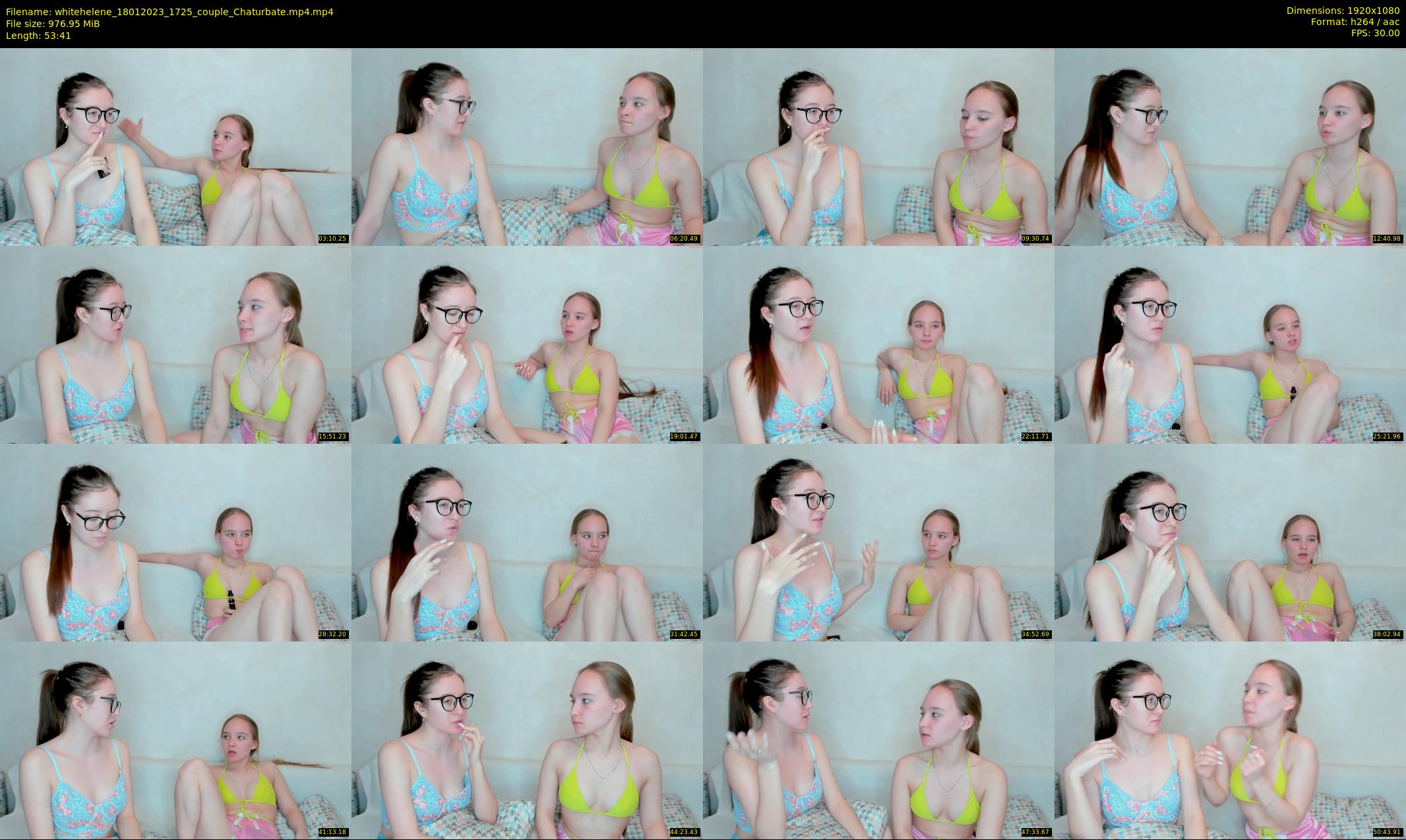 whitehelene — 54 minute Chaturbate female cam show recording, 1080p, Jan 18, 2023