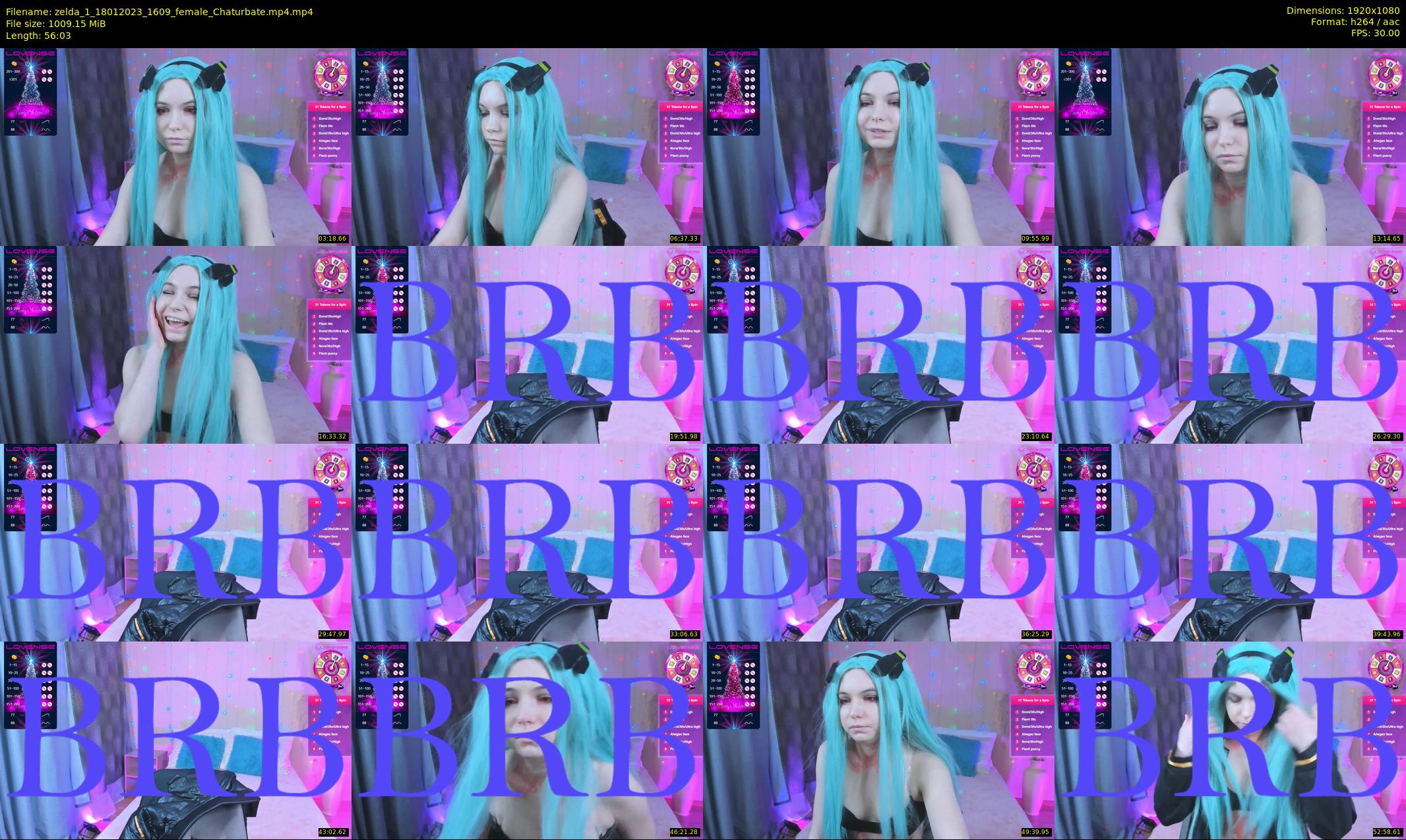 zelda_1 — 57 minute Chaturbate female cam show recording, 1080p, Jan 18, 2023