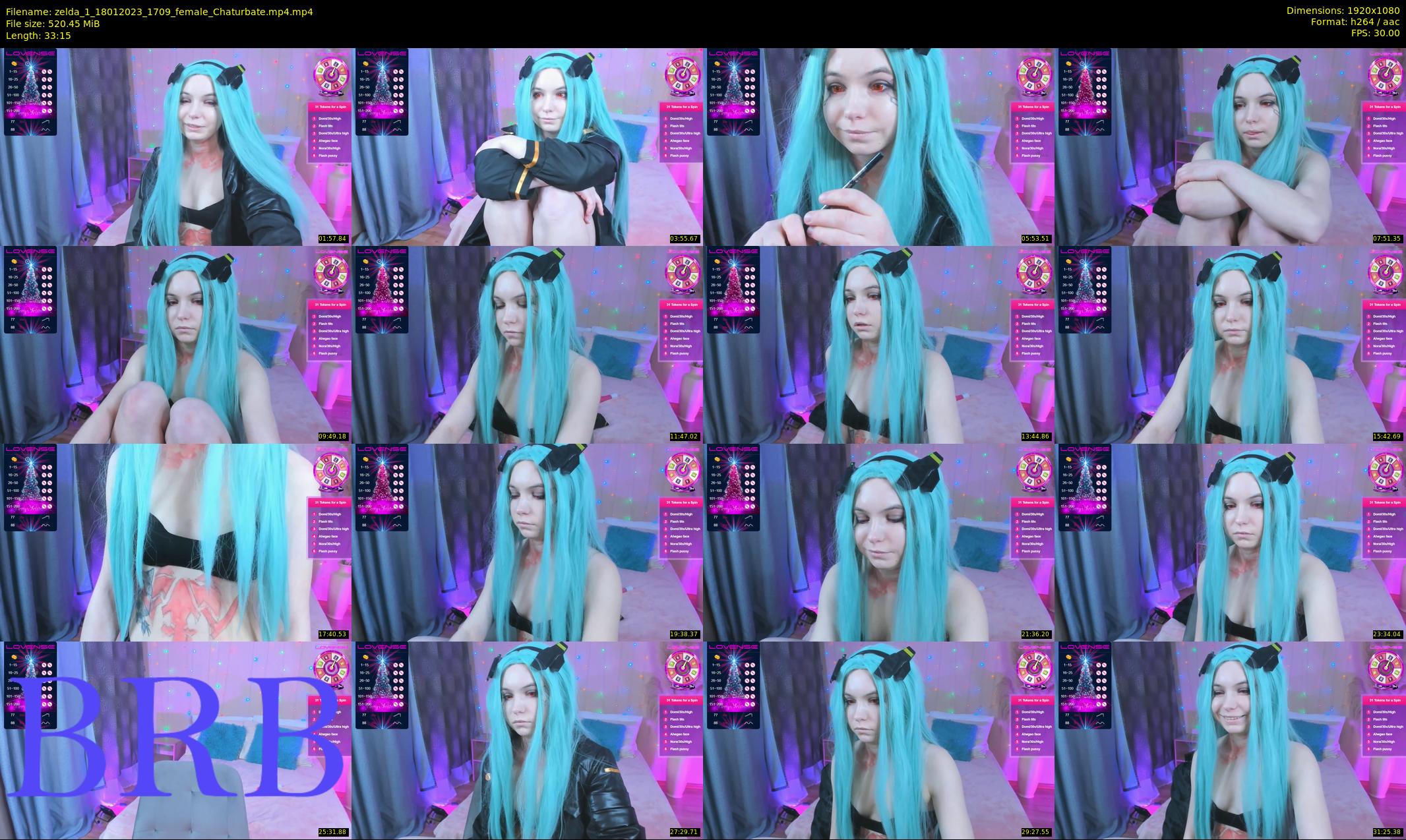 zelda_1 — 34 minute Chaturbate female cam show recording, 1080p, Jan 18, 2023