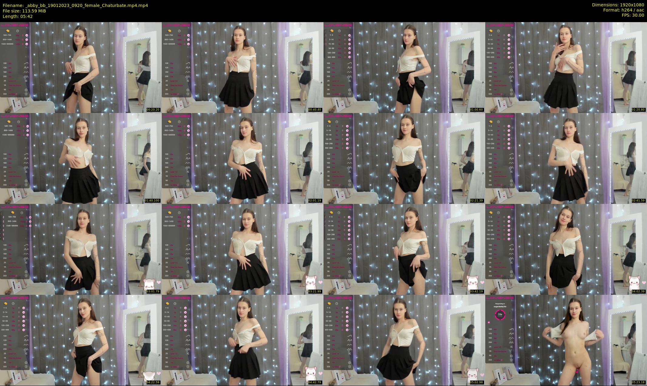 _abby_bb — 6 minute Chaturbate female cam show recording, 1080p, Jan 19, 2023