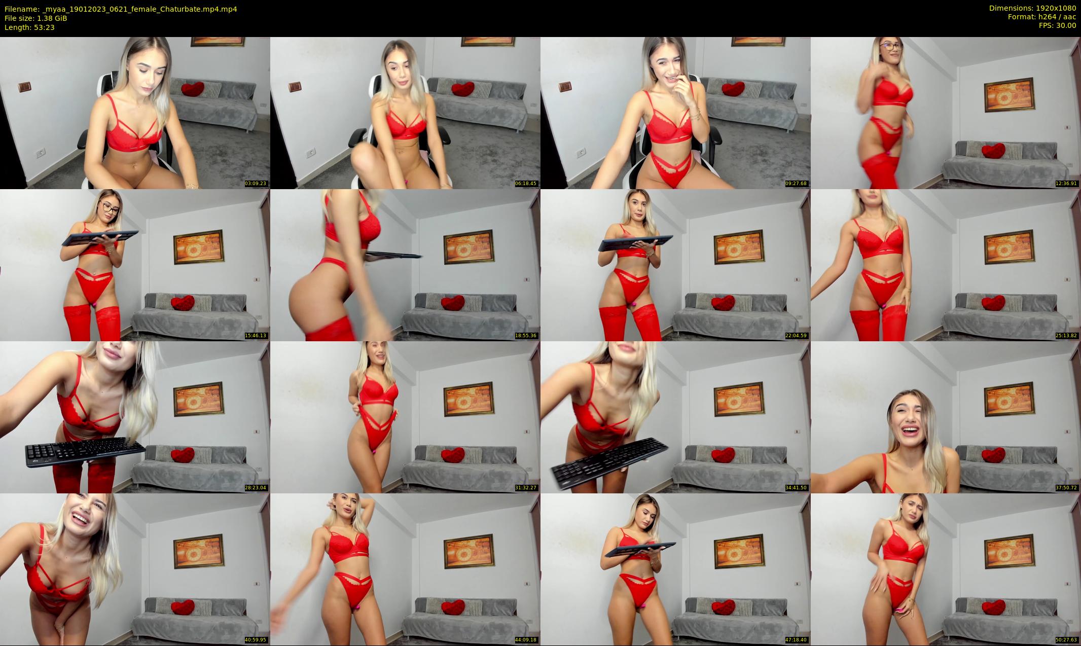 _myaa — 54 minute Chaturbate female cam show recording, 1080p, Jan 19, 2023