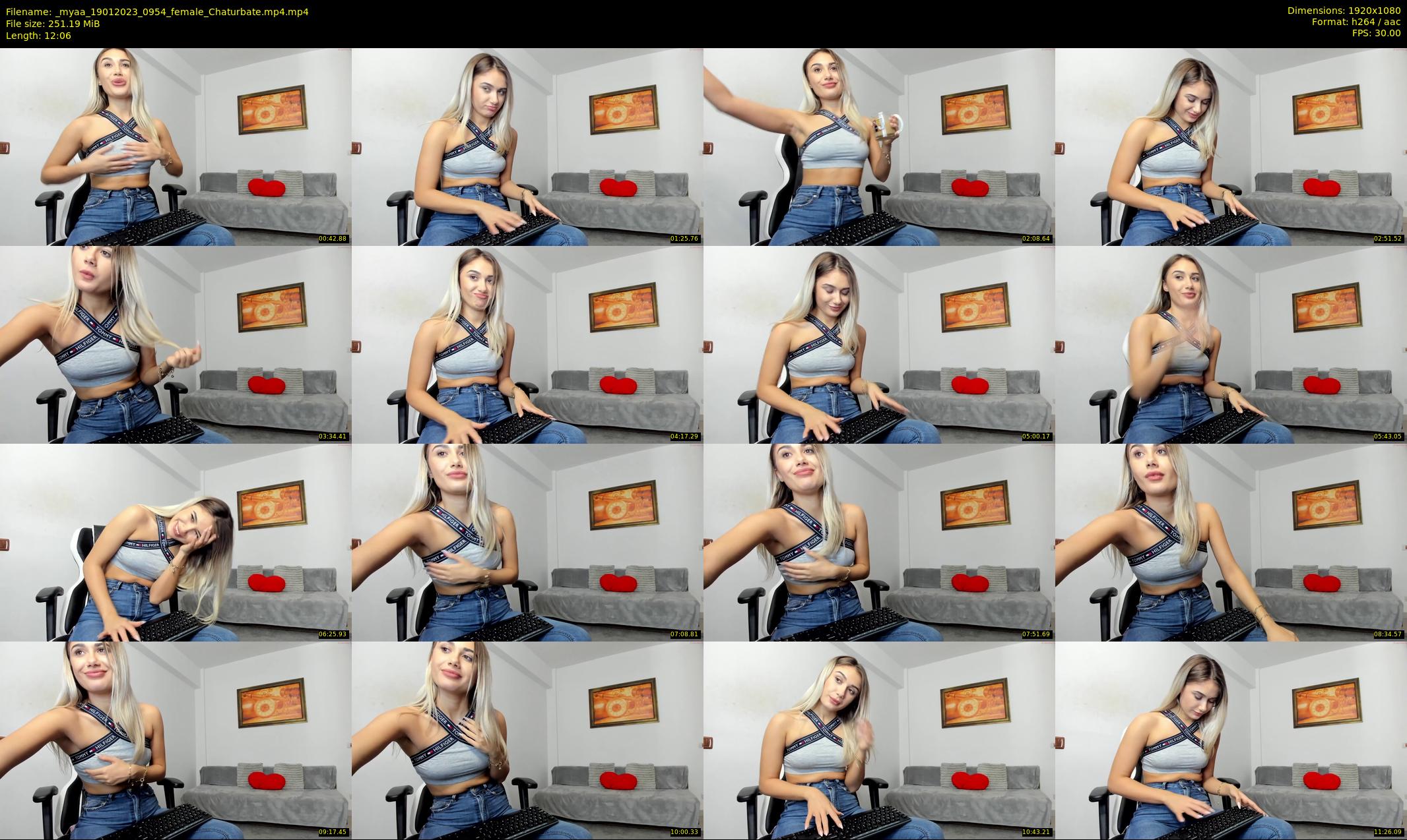 _myaa — 13 minute Chaturbate female cam show recording, 1080p, Jan 19, 2023