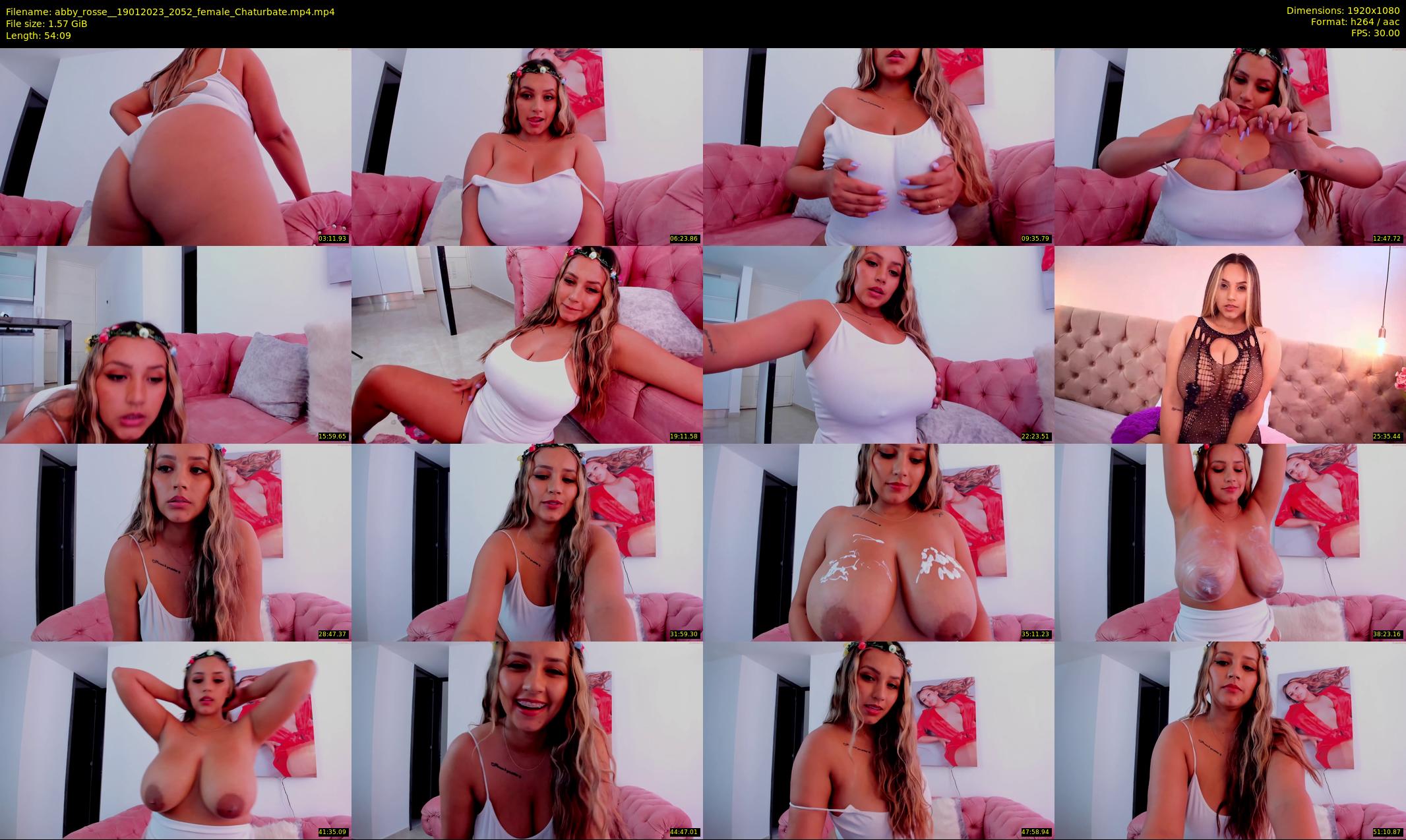 abby_rosse_ — 55 minute Chaturbate female cam show recording, 1080p, Jan 19, 2023