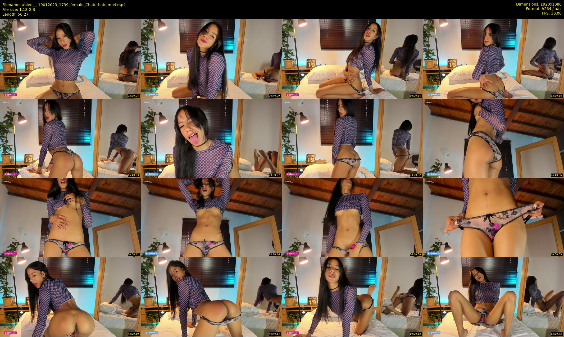 abiee__ — 57 minute Chaturbate female cam show recording, 1080p, Jan 19, 2023