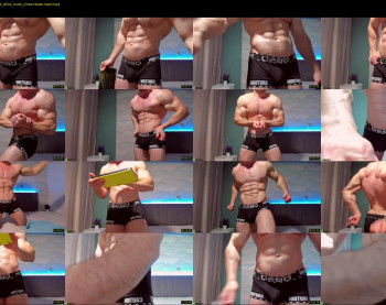 adam_muscle_ — 15 minute Chaturbate male cam show recording, 480p, Jan 20, 2023