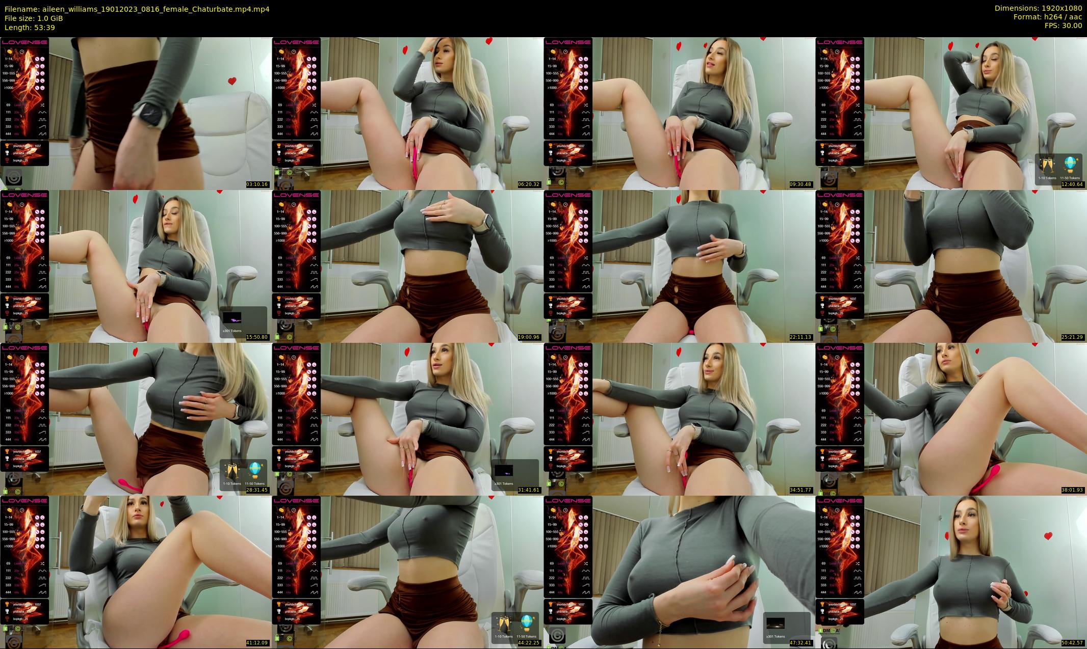 aileen_williams — 54 minute Chaturbate female cam show recording, 1080p, Jan 19, 2023