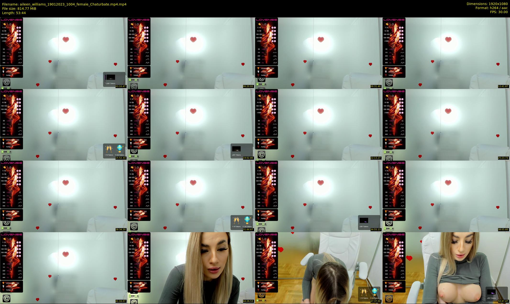 aileen_williams — 54 minute Chaturbate female cam show recording, 1080p, Jan 19, 2023