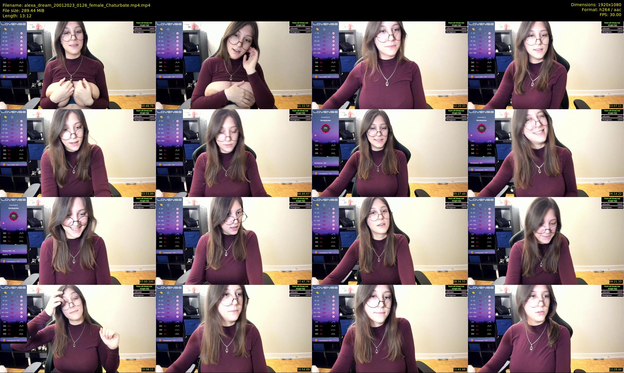 alexa_dream — 14 minute Chaturbate female cam show recording, 1080p, Jan 20, 2023