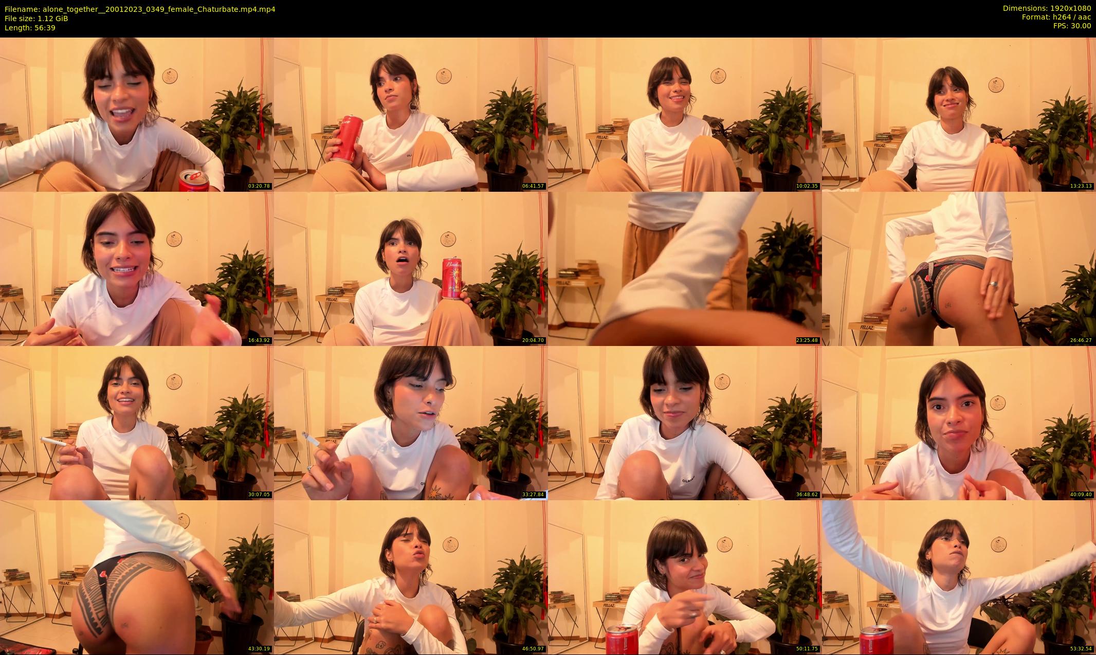 alone_together_ — 57 minute Chaturbate female cam show recording, 1080p, Jan 20, 2023