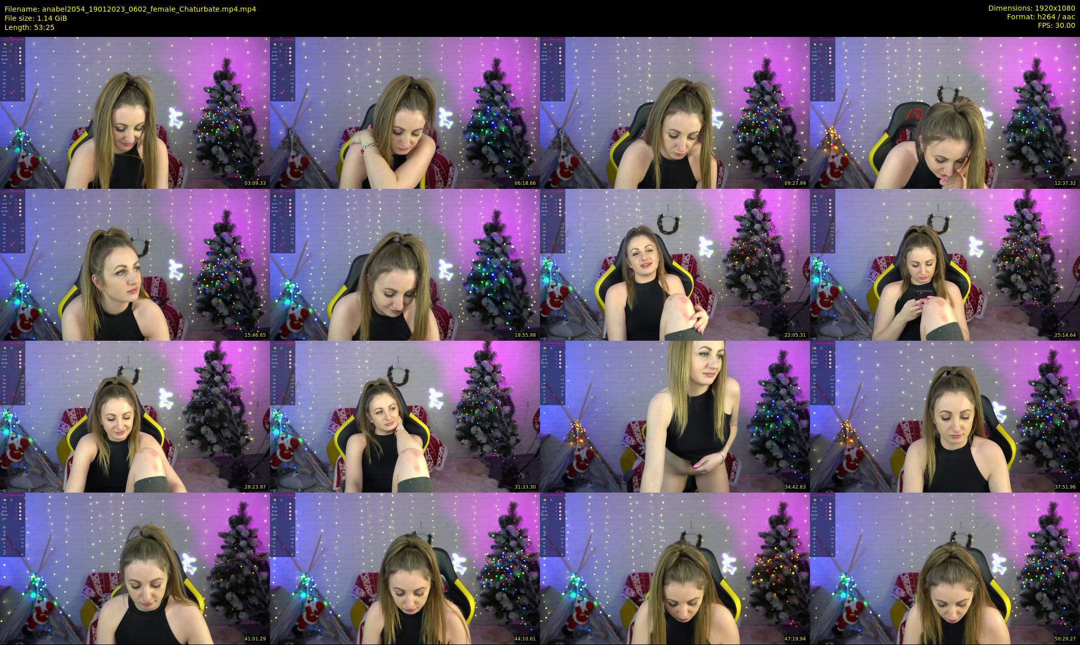anabel2054 — 54 minute Chaturbate female cam show recording, 1080p, Jan 19, 2023