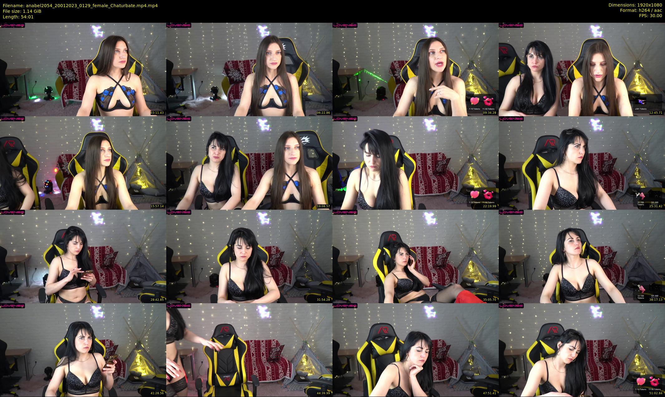 anabel2054 — 55 minute Chaturbate female cam show recording, 1080p, Jan 20, 2023