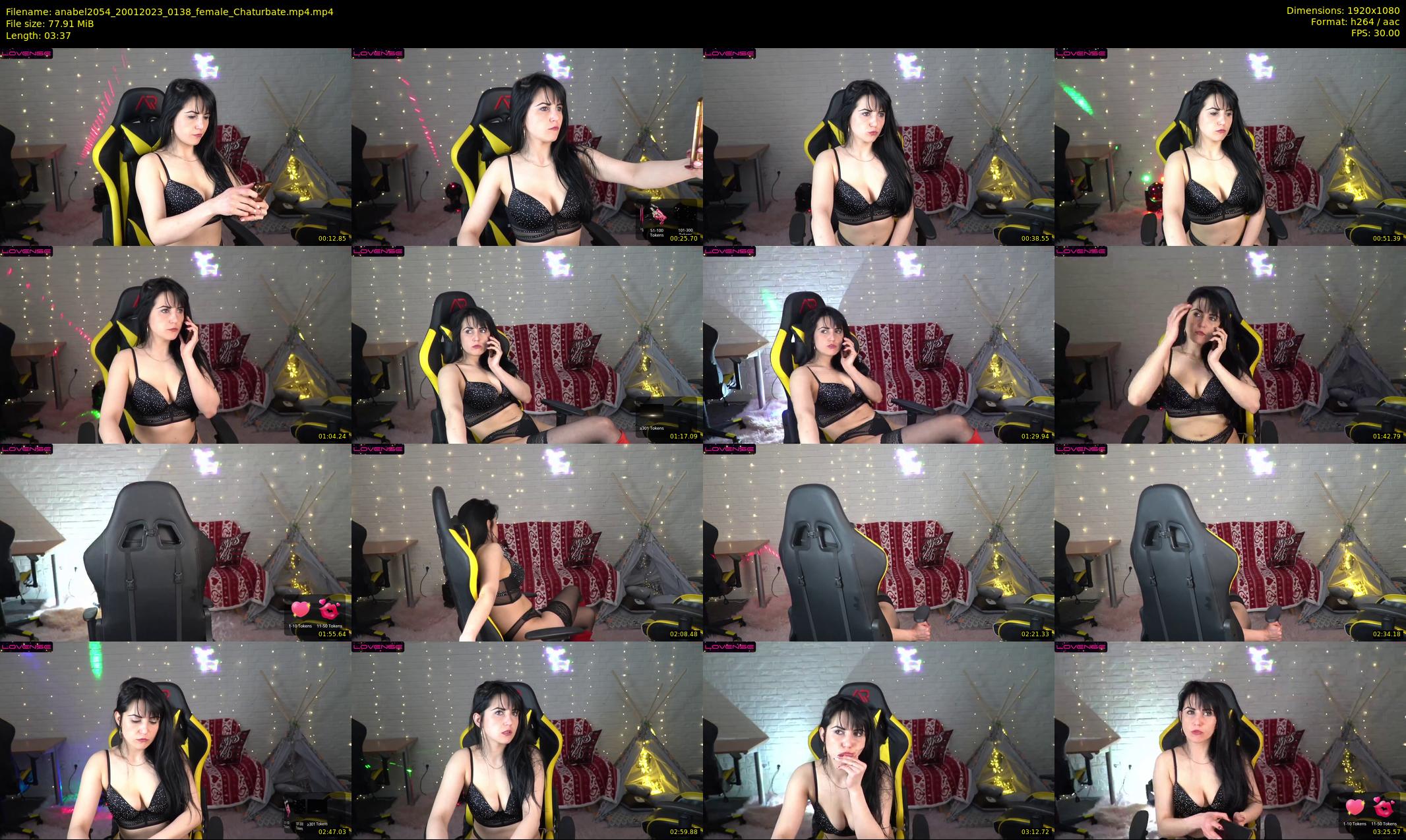anabel2054 — 4 minute Chaturbate female cam show recording, 1080p, Jan 20, 2023