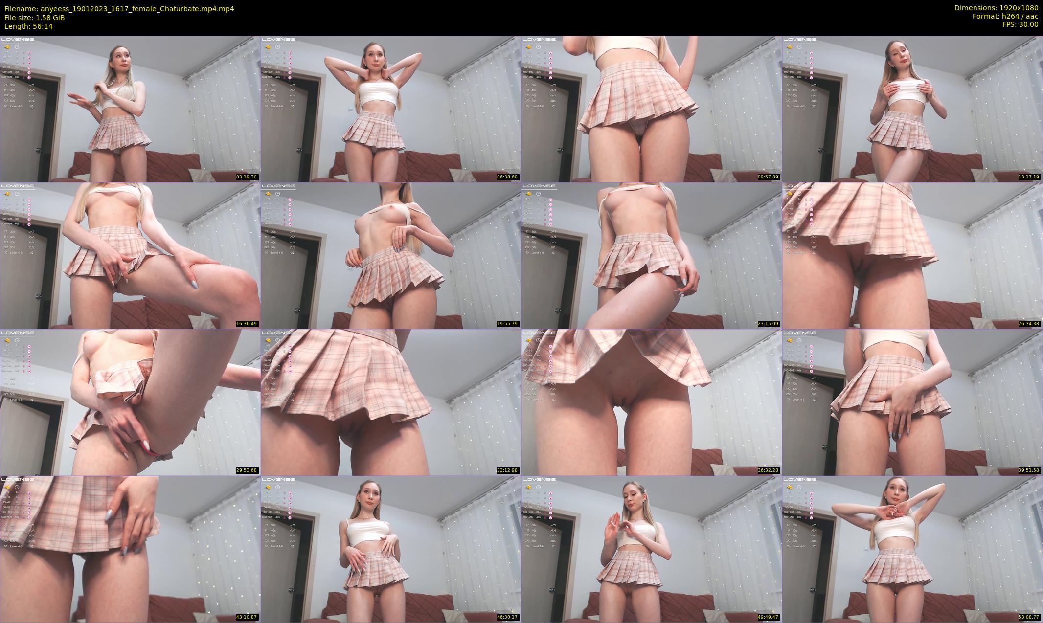 anyeess — 57 minute Chaturbate female cam show recording, 1080p, Jan 19, 2023