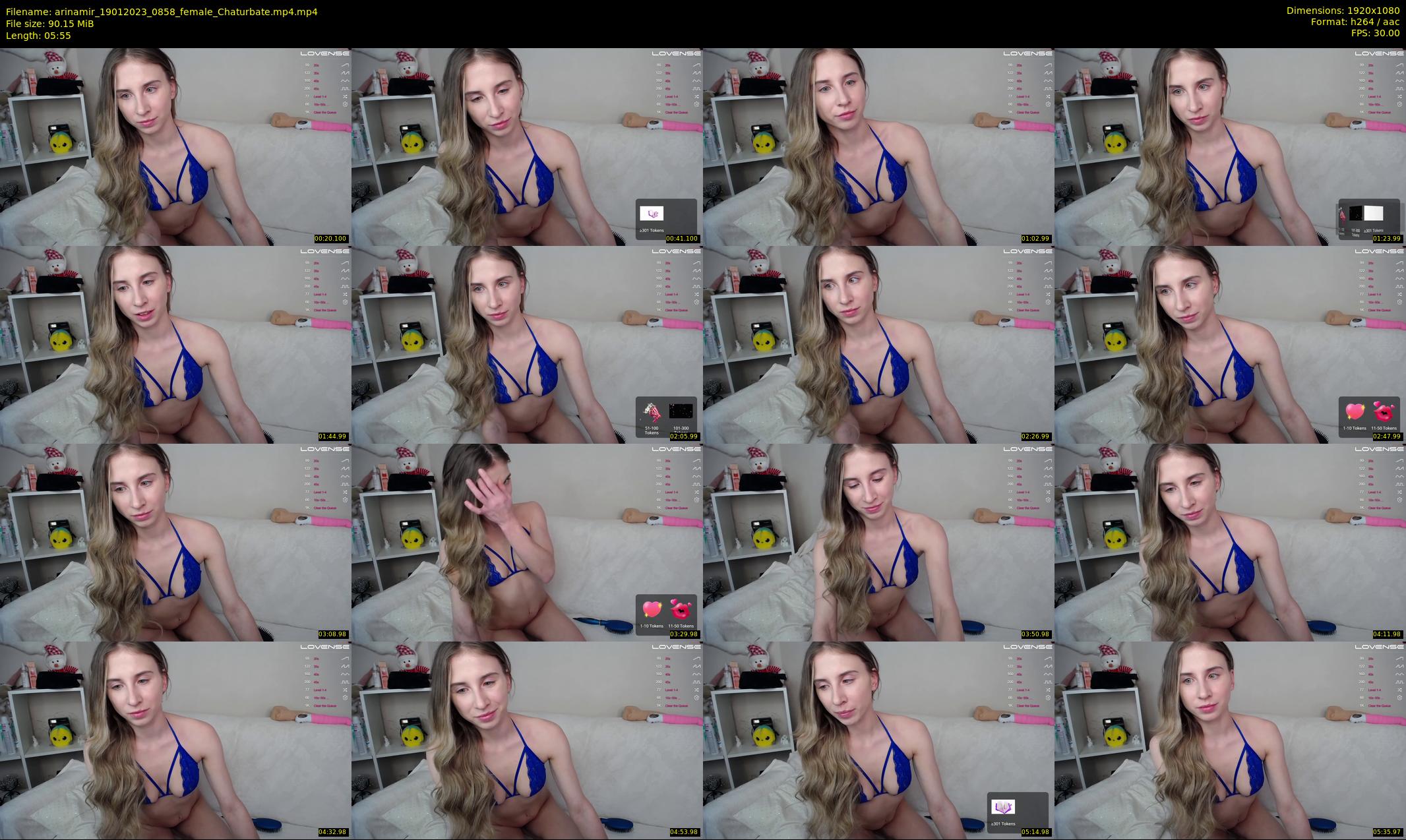 arinamir — 6 minute Chaturbate female cam show recording, 1080p, Jan 19, 2023