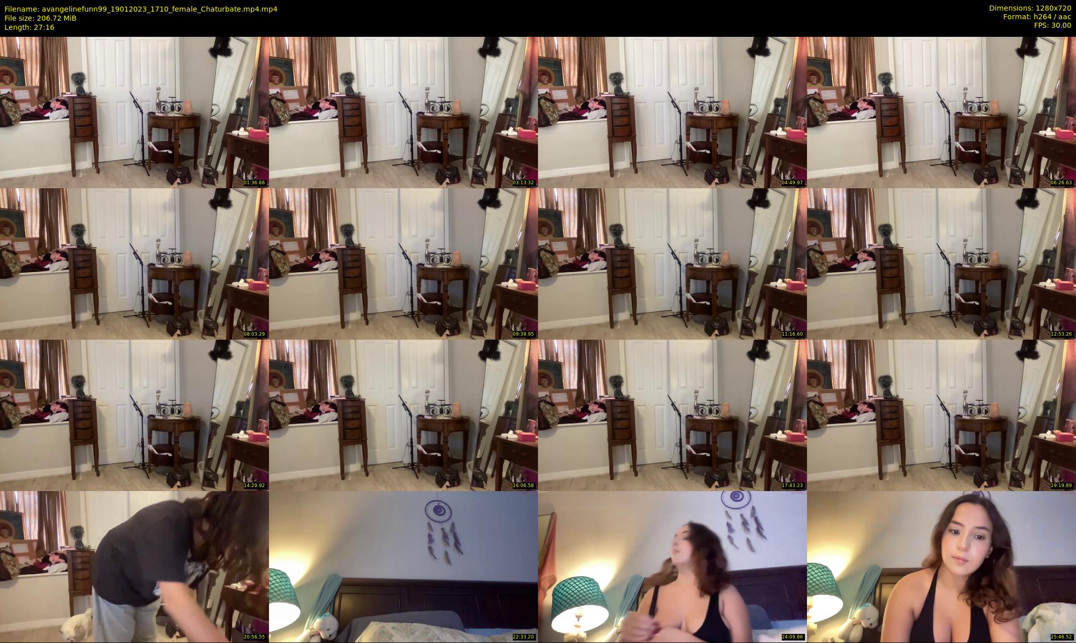 avangelinefunn99 — 28 minute Chaturbate female cam show recording, 720p, Jan 19, 2023