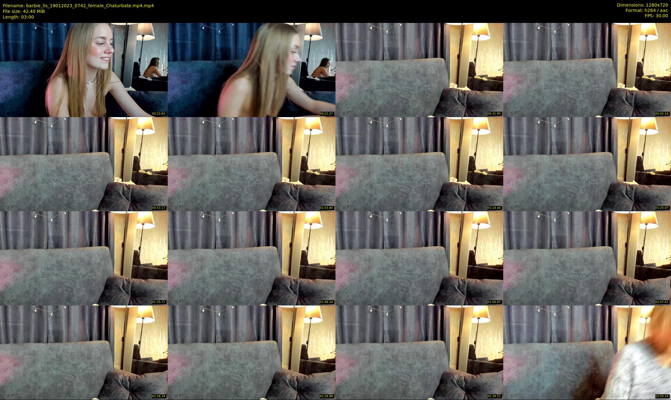 barbie_lis — 3 minute Chaturbate female cam show recording, 720p, Jan 19, 2023