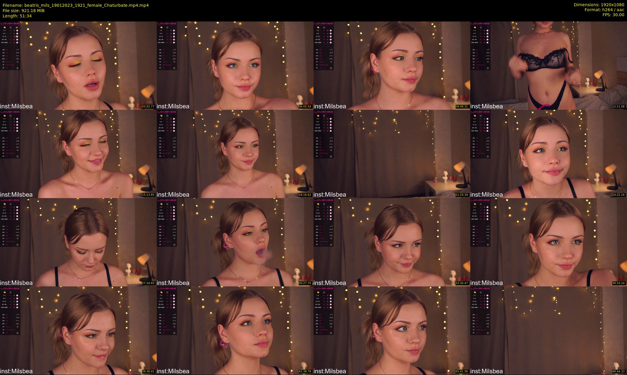 beatris_mils — 52 minute Chaturbate female cam show recording, 1080p, Jan 19, 2023