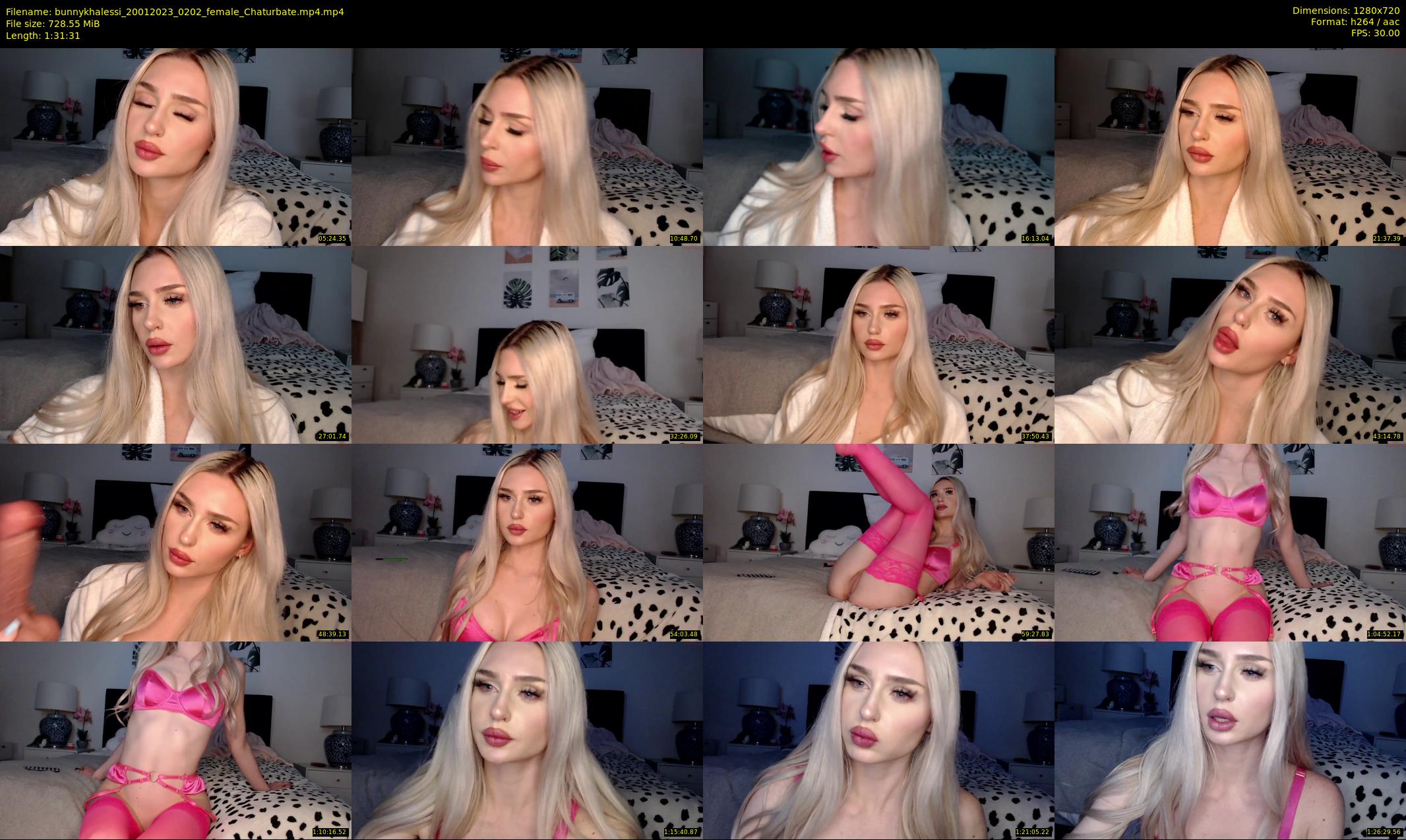bunnykhalessi — 92 minute Chaturbate female cam show recording, 720p, Jan 20, 2023