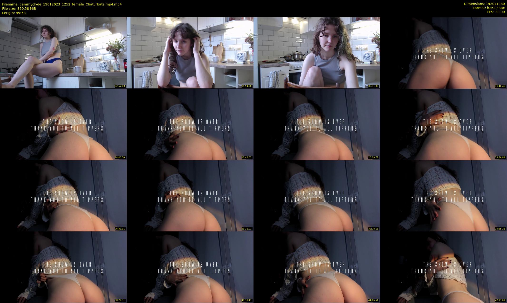 cammyclyde — 50 minute Chaturbate female cam show recording, 1080p, Jan 19, 2023