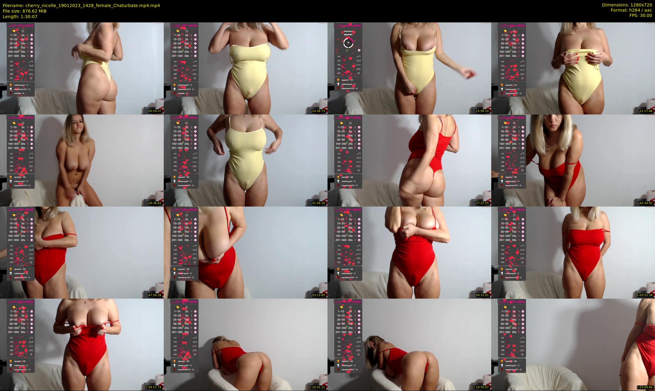 cherry_nicolle — 91 minute Chaturbate female cam show recording, 720p, Jan 19, 2023