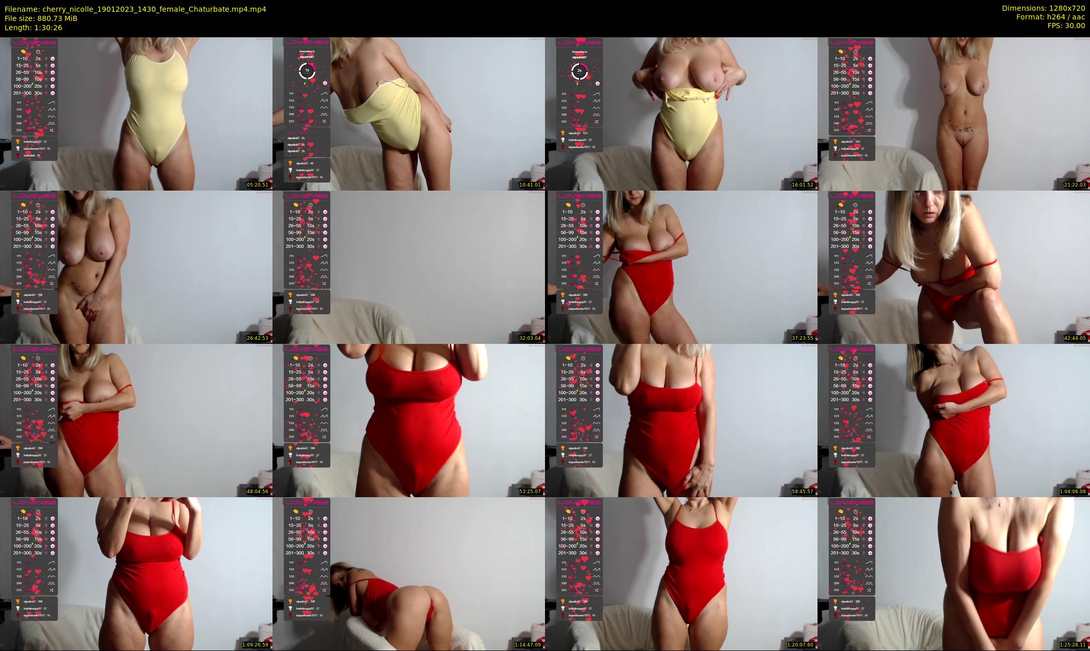 cherry_nicolle — 91 minute Chaturbate female cam show recording, 720p, Jan 19, 2023