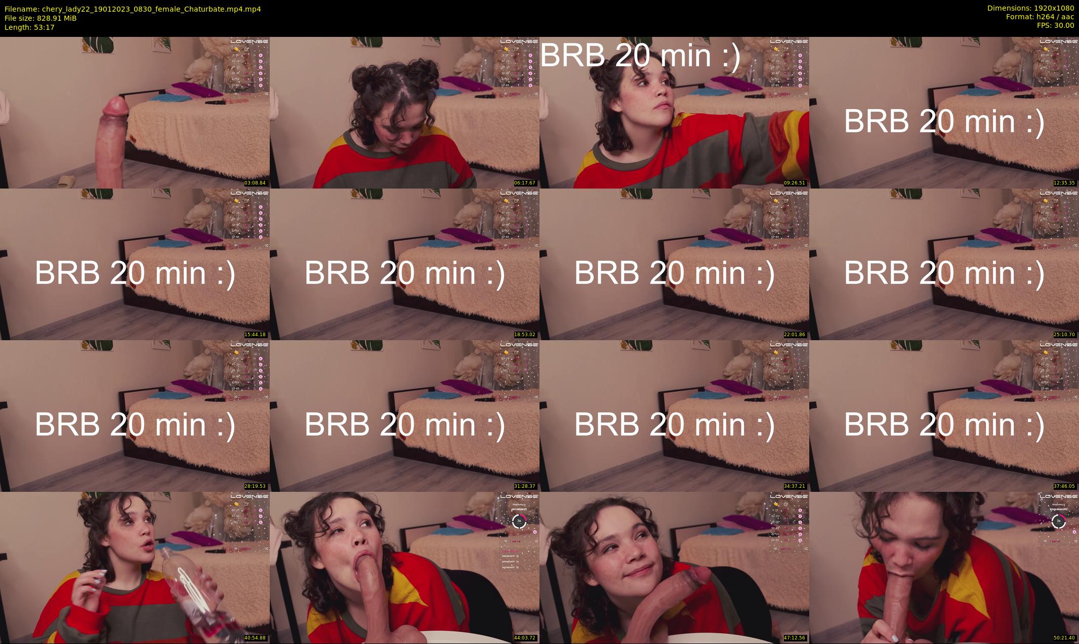 chery_lady22 — 54 minute Chaturbate female cam show recording, 1080p, Jan 19, 2023