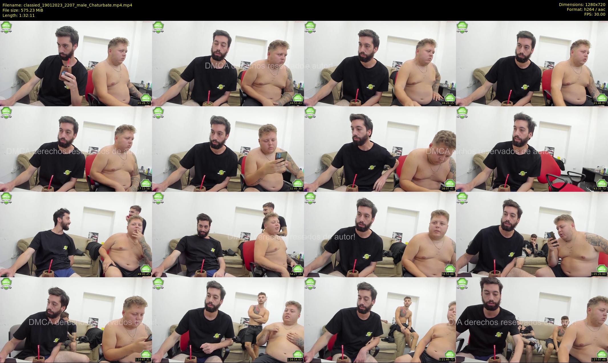 classied — 93 minute Chaturbate male cam show recording, 720p, Jan 19, 2023