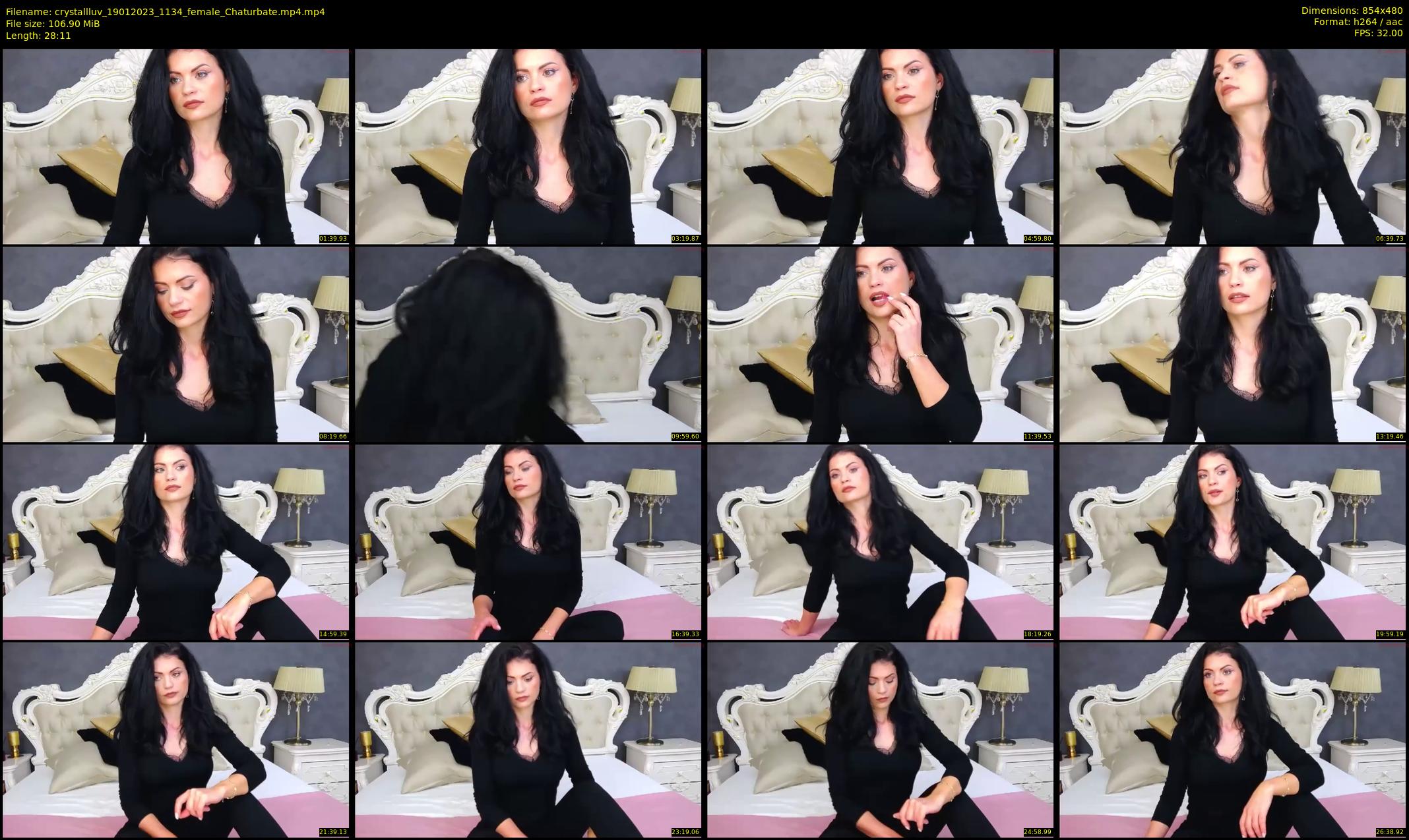 crystallluv — 29 minute Chaturbate female cam show recording, 480p, Jan 19, 2023