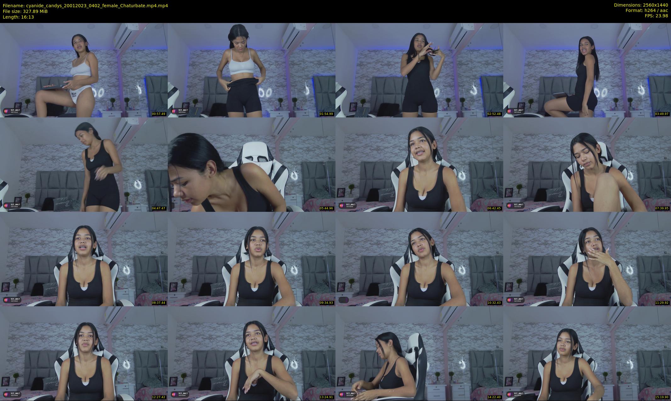 cyanide_candys — 17 minute Chaturbate female cam show recording, 1080p, Jan 20, 2023