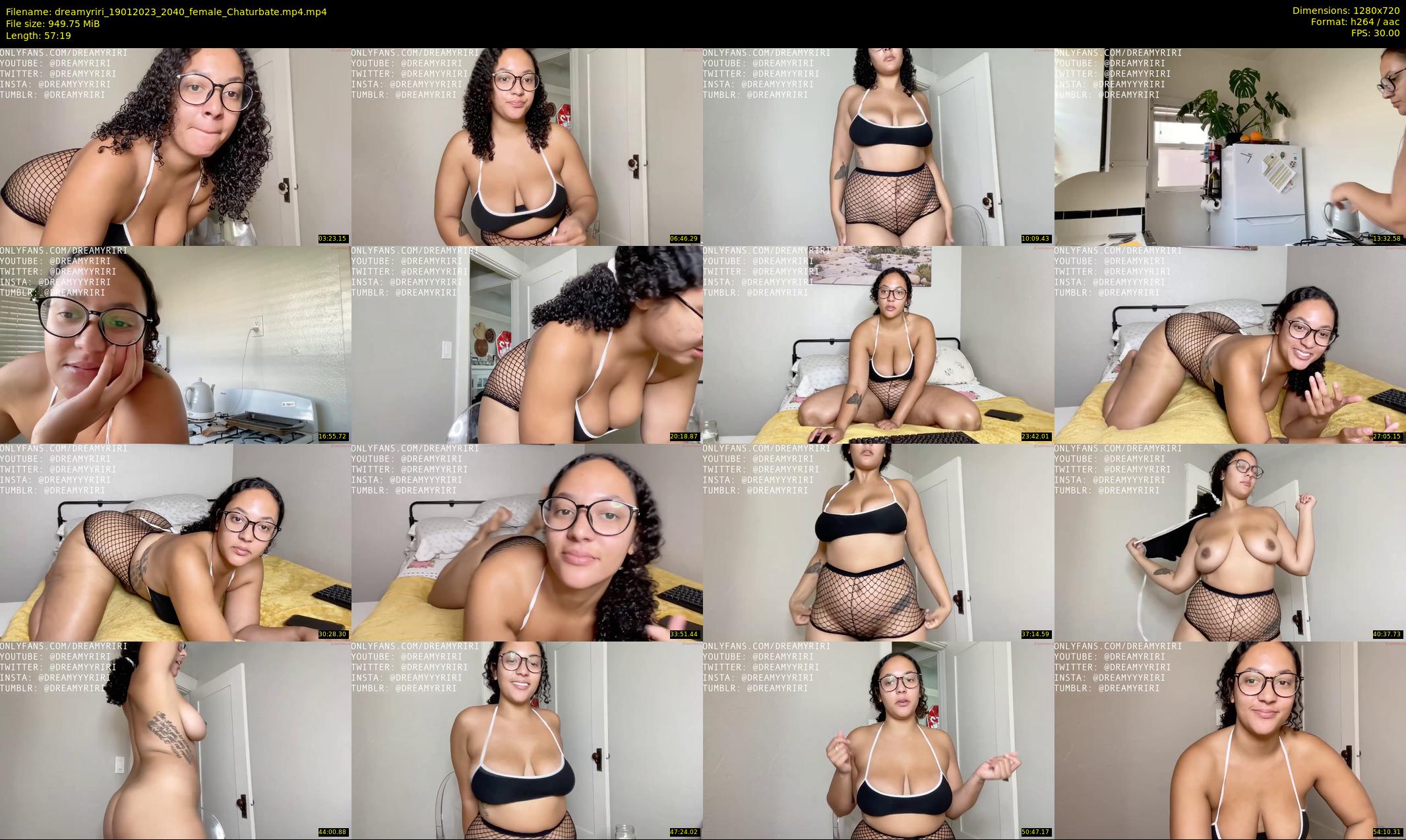 dreamyriri — 58 minute Chaturbate female cam show recording, 720p, Jan 19, 2023