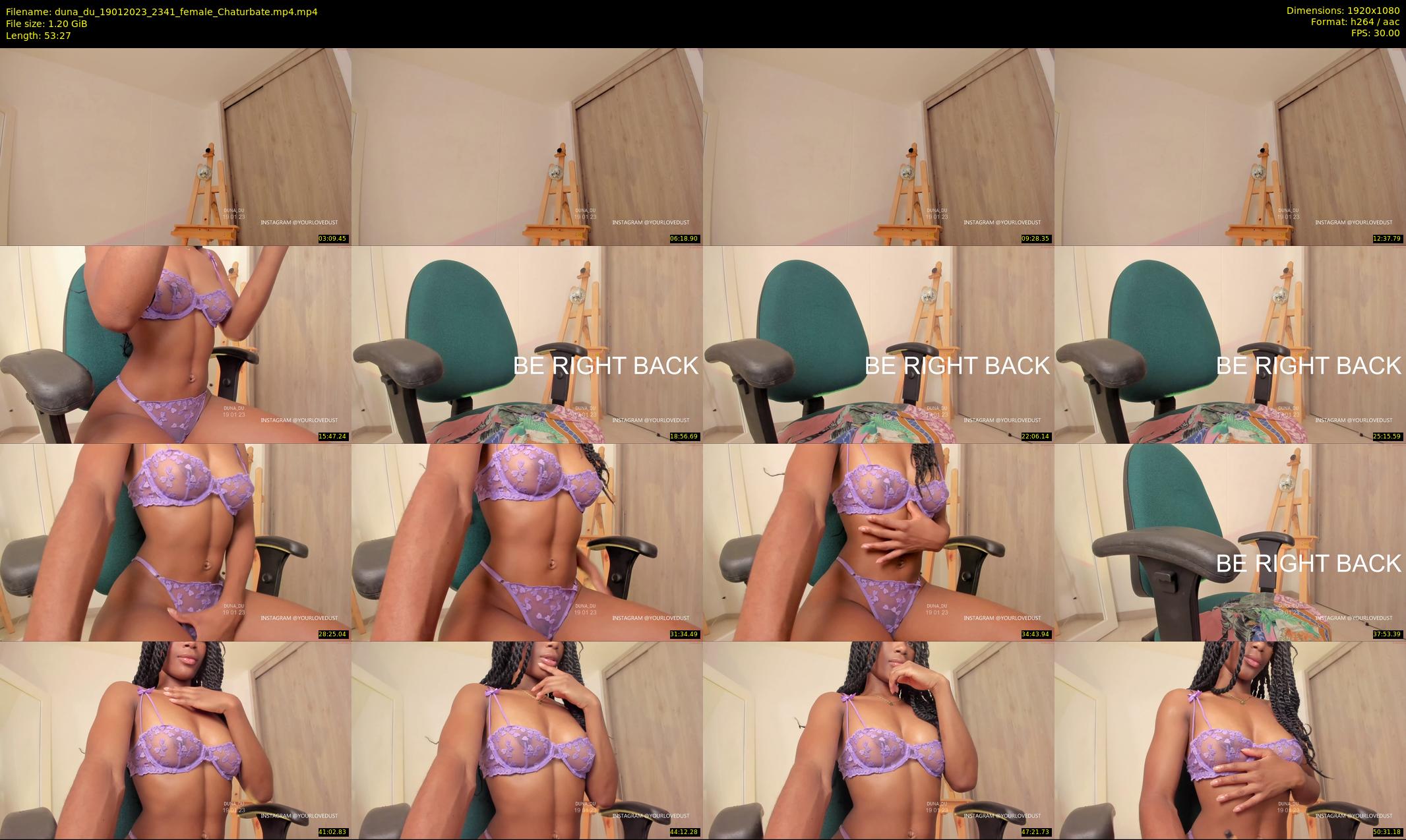 duna_du — 54 minute Chaturbate female cam show recording, 1080p, Jan 19, 2023